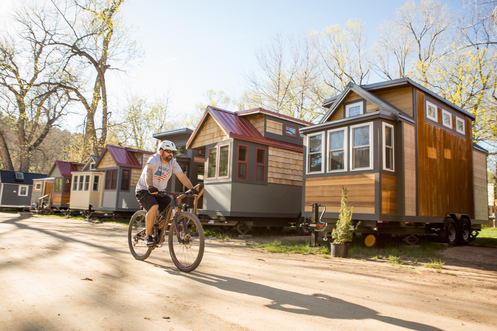 The tiny houses at Wee Casa, Colorado