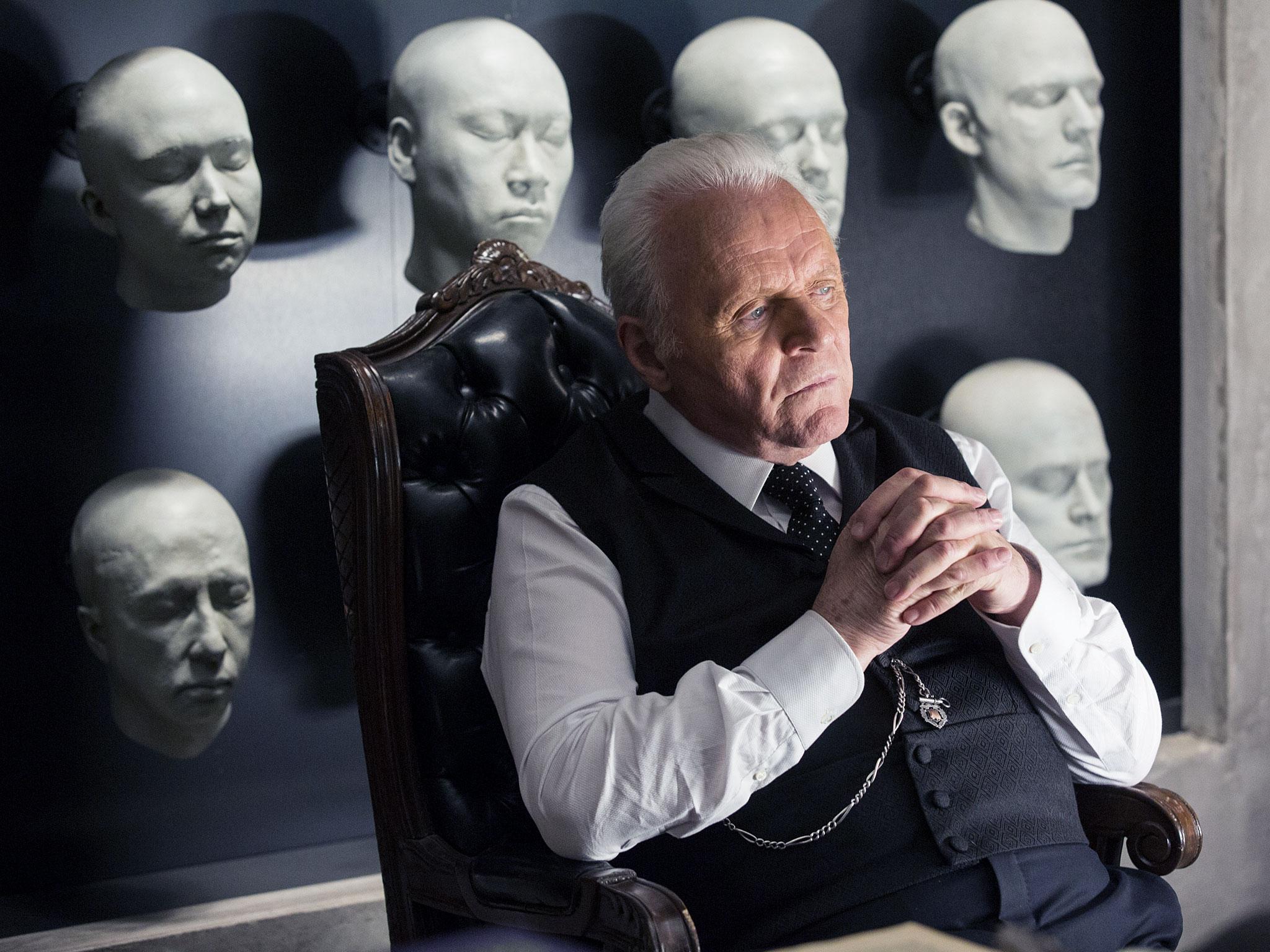 Anthony Hopkins plays Dr Robert Ford in Westworld