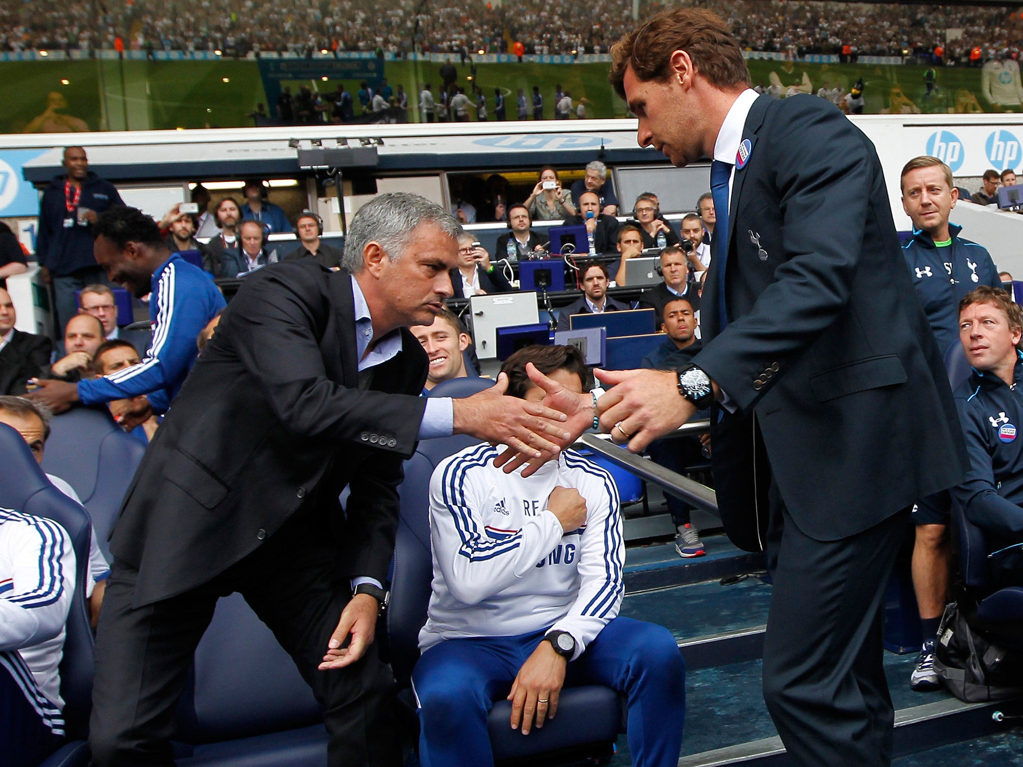 Andre Villas-Boas has spoken about his relationship working with and against Jose Mourinho