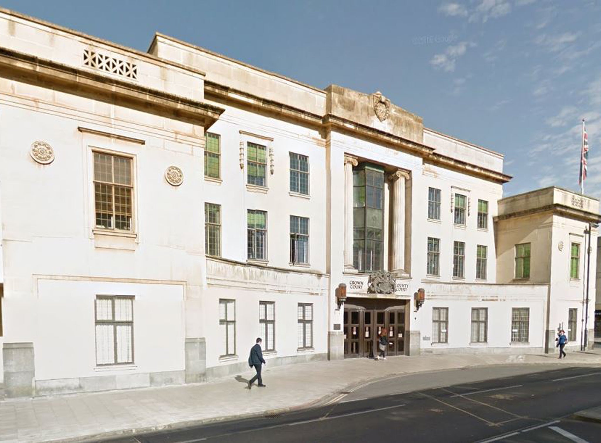 Michael Danaher, 50, appears at Oxford Crown Court accused of murdering a historian