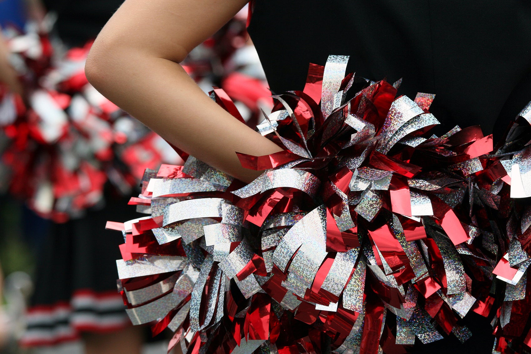 High-school cheerleaders have now joined NFL players in the kneeling protest