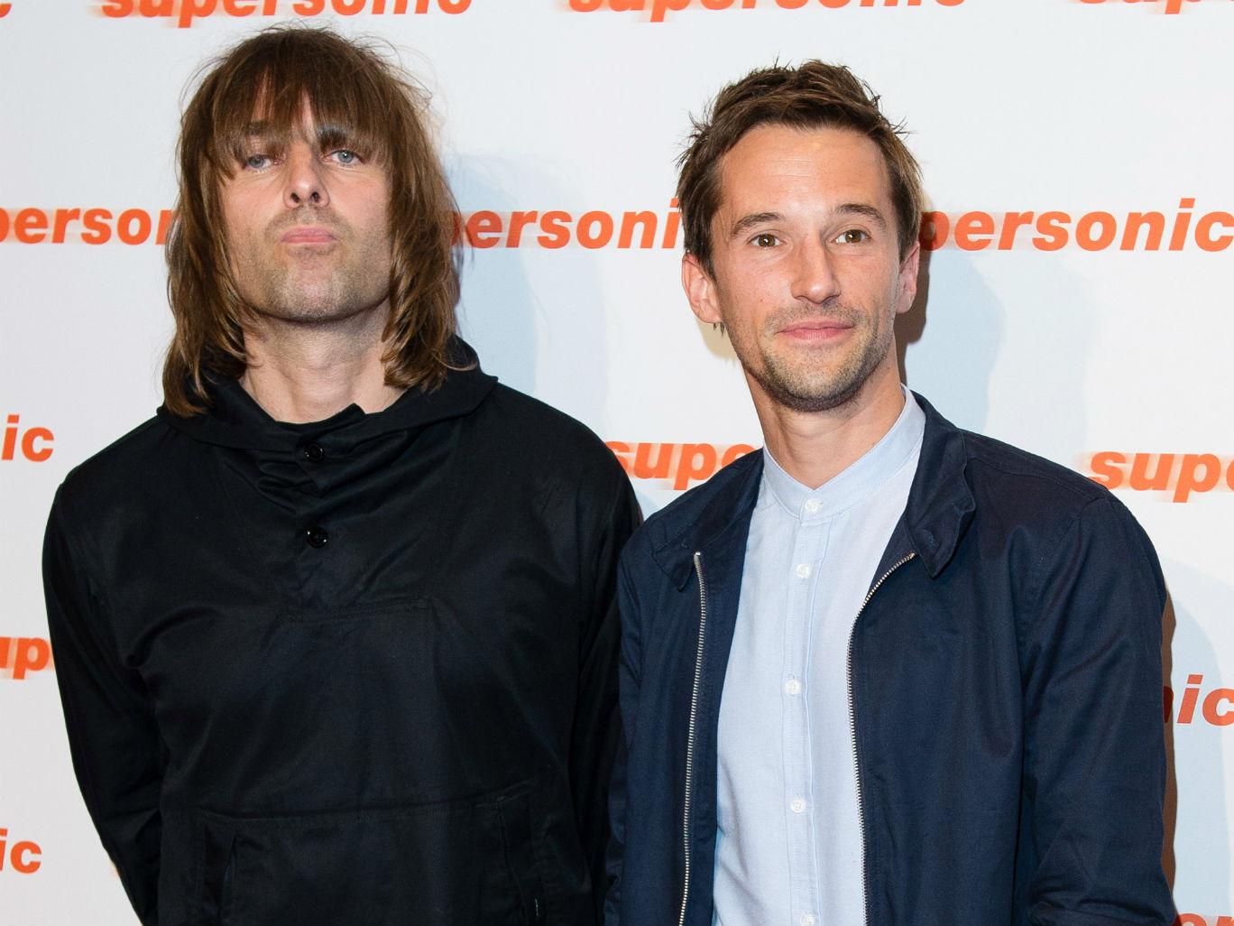 Mat Whitecross (right) with Liam Gallagher at the ‘Supersonic’ premiere