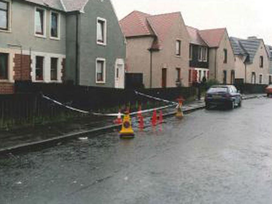 The scene in Garrion Street, Overtown, where Surjit Singh Chhokar was attacked