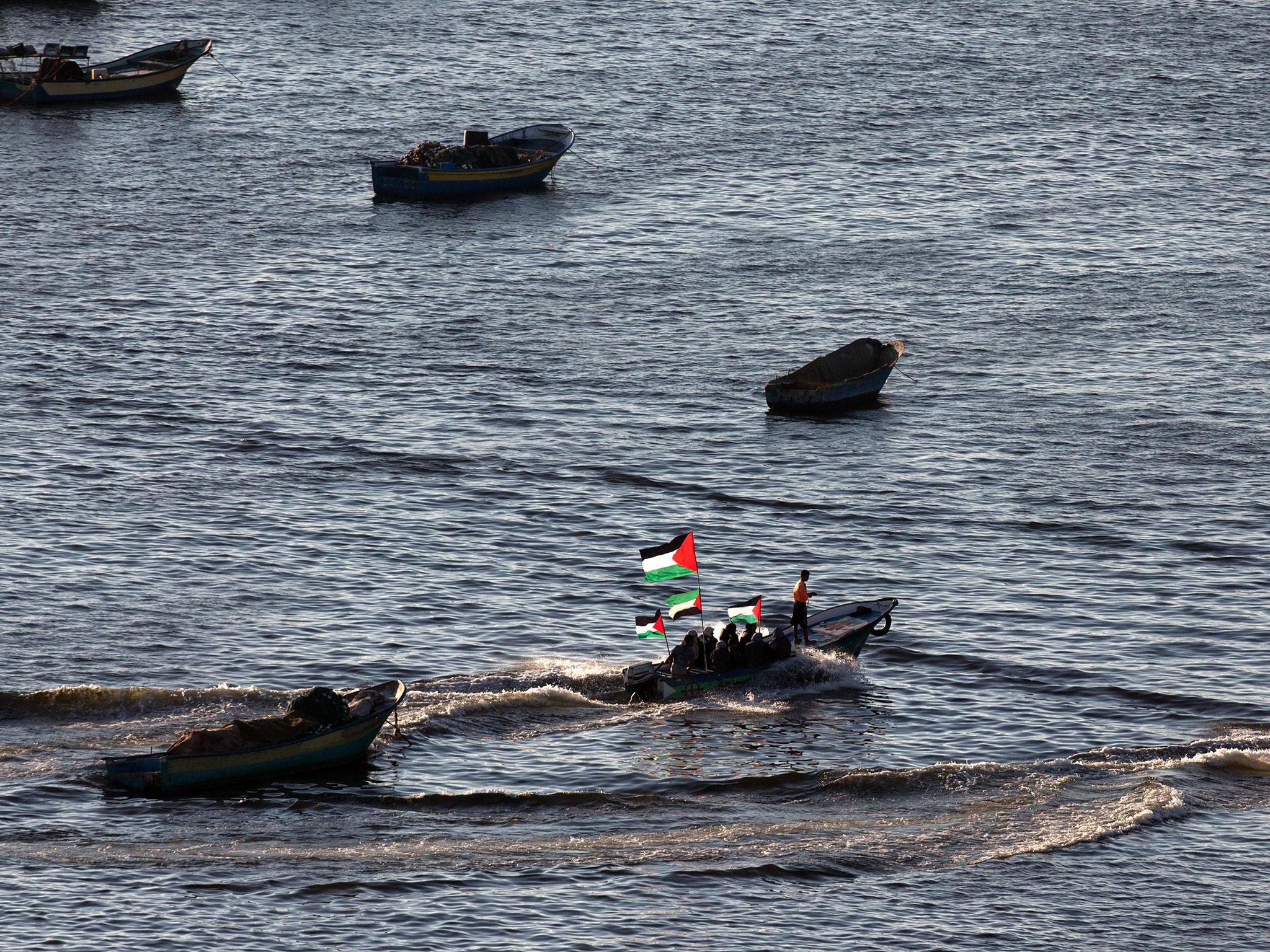 The activists were within 40 nautical miles of the coast before being intercepted