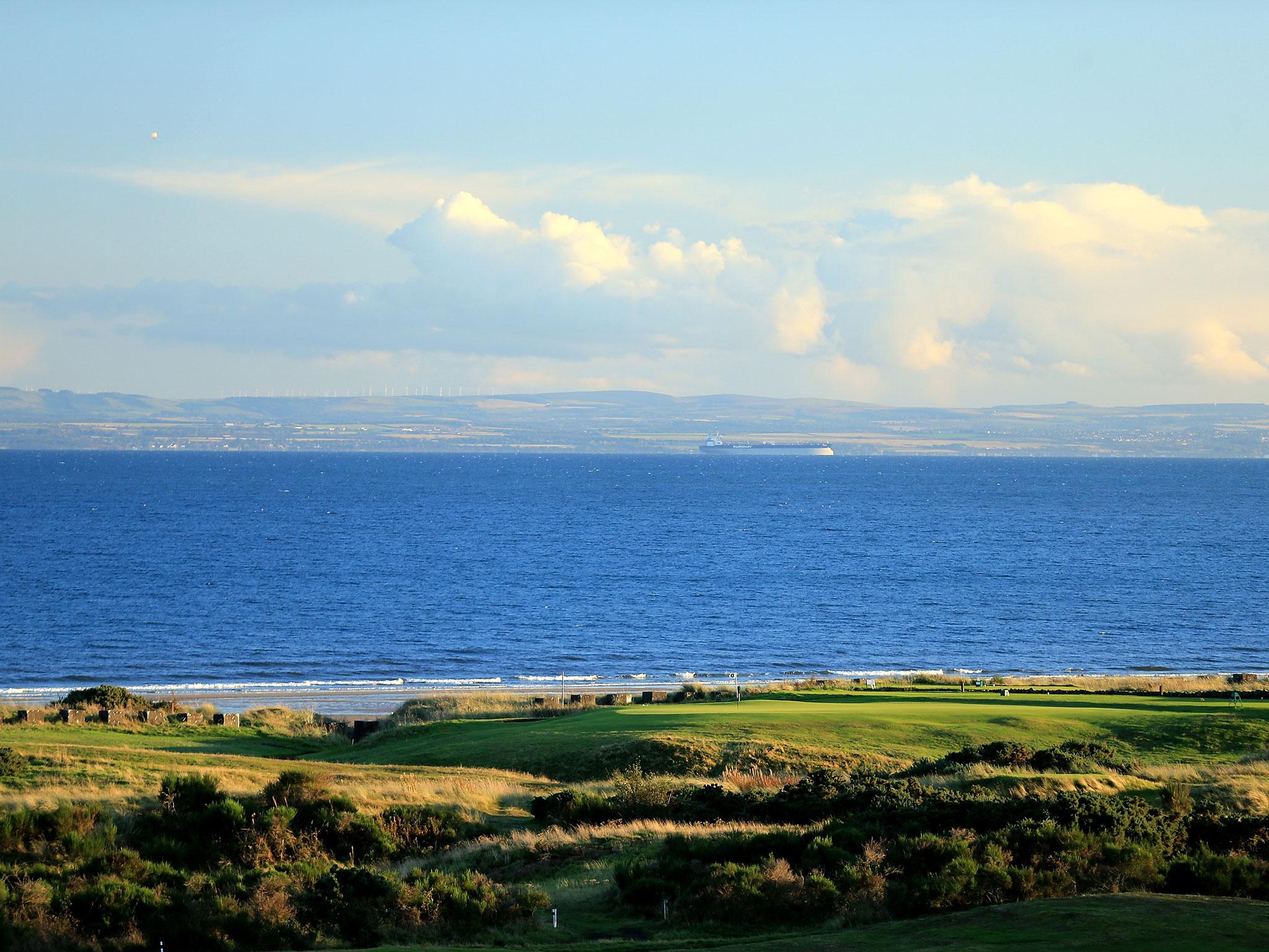 A view over the Firth of Forth, where there were proposals to burn coal underneath the estuary to release gas