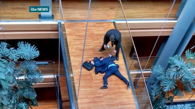 UKIP member Steven Woolfe after collapsing