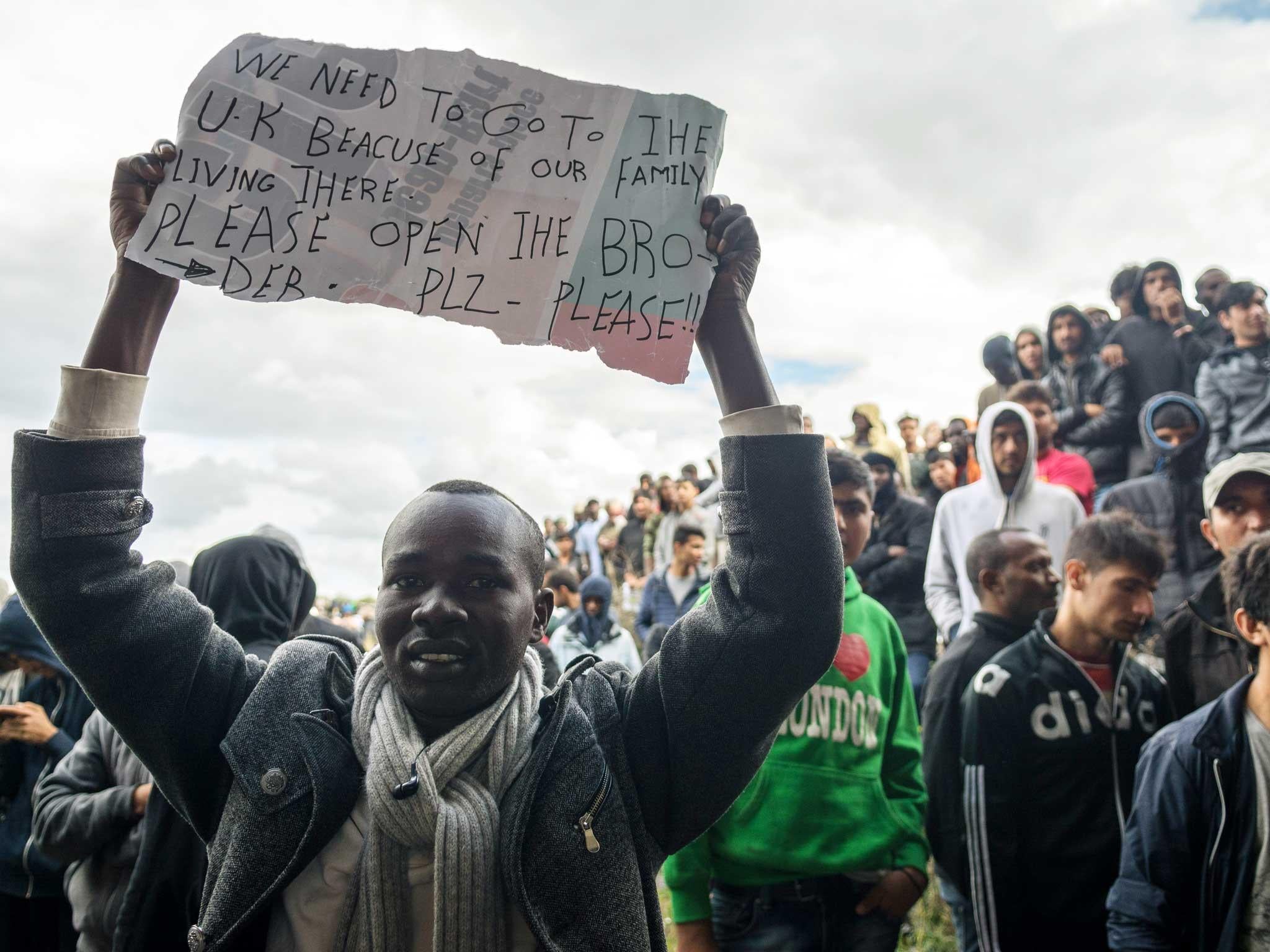 The Calais camp's population of between 6,000 and 10,000 will be relocated and deported