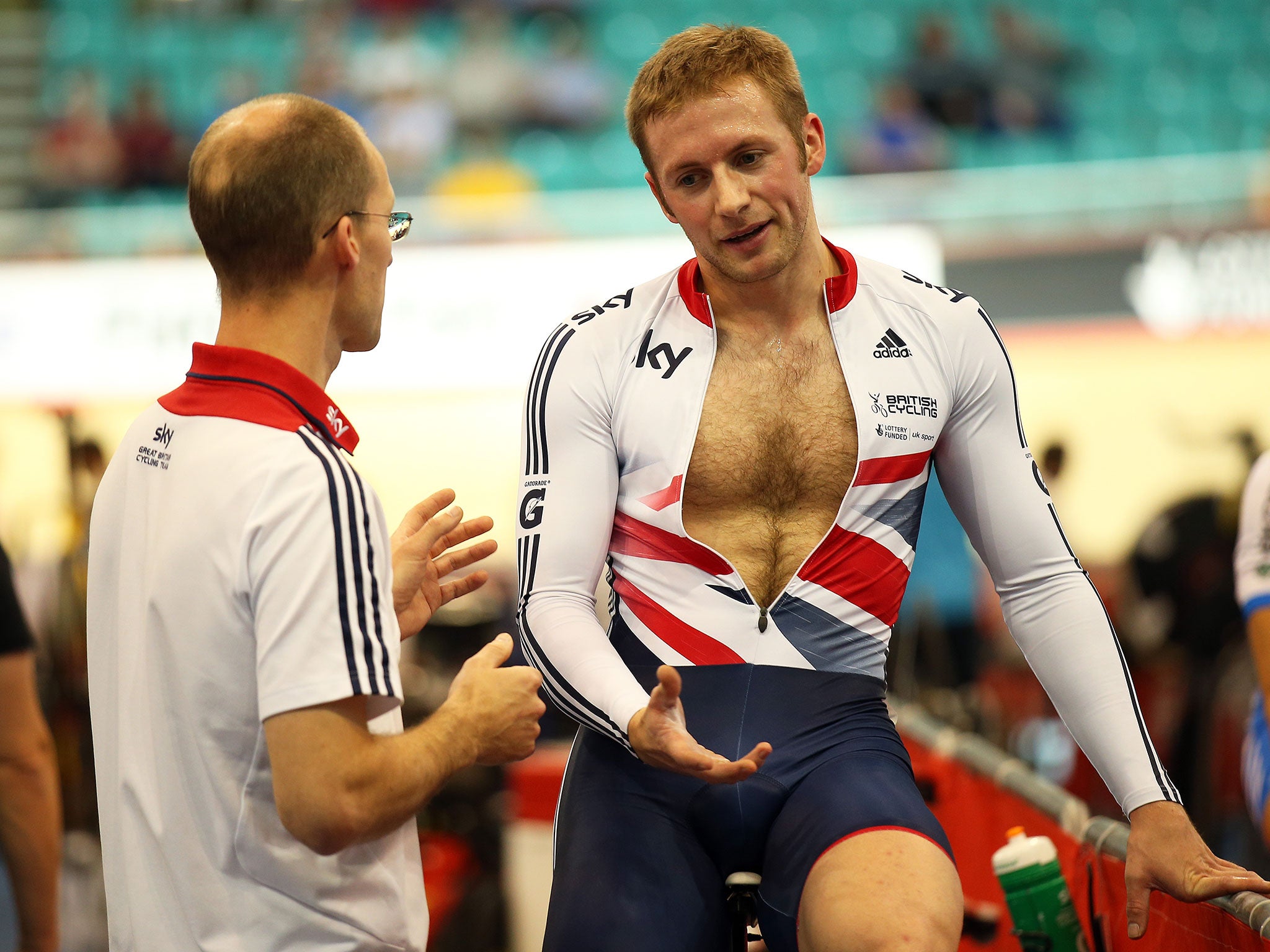 Jason Kenny of Team Sky in Manchester