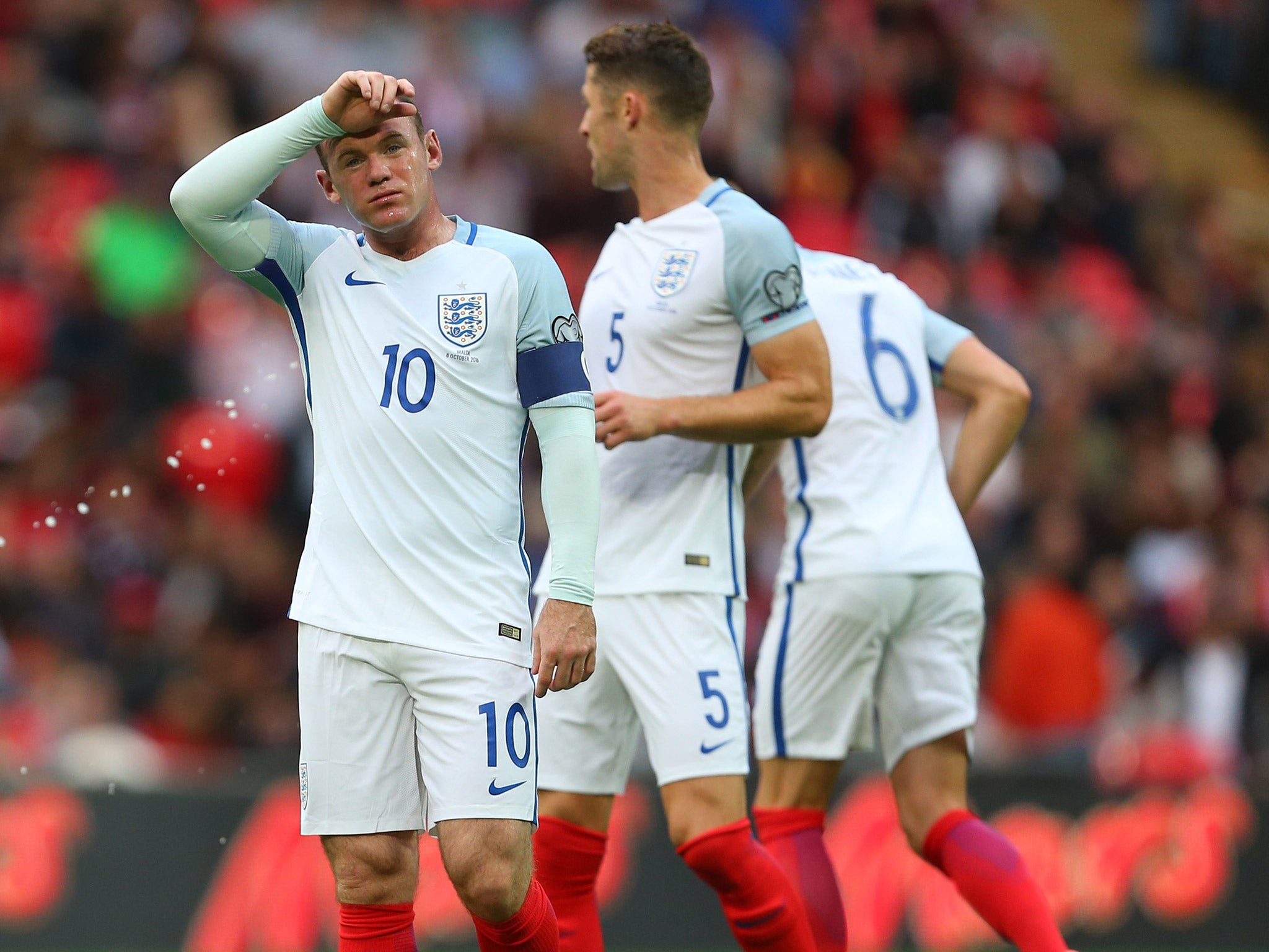 Wayne Rooney was booed by a section of fans following England's 2-0 over Malta