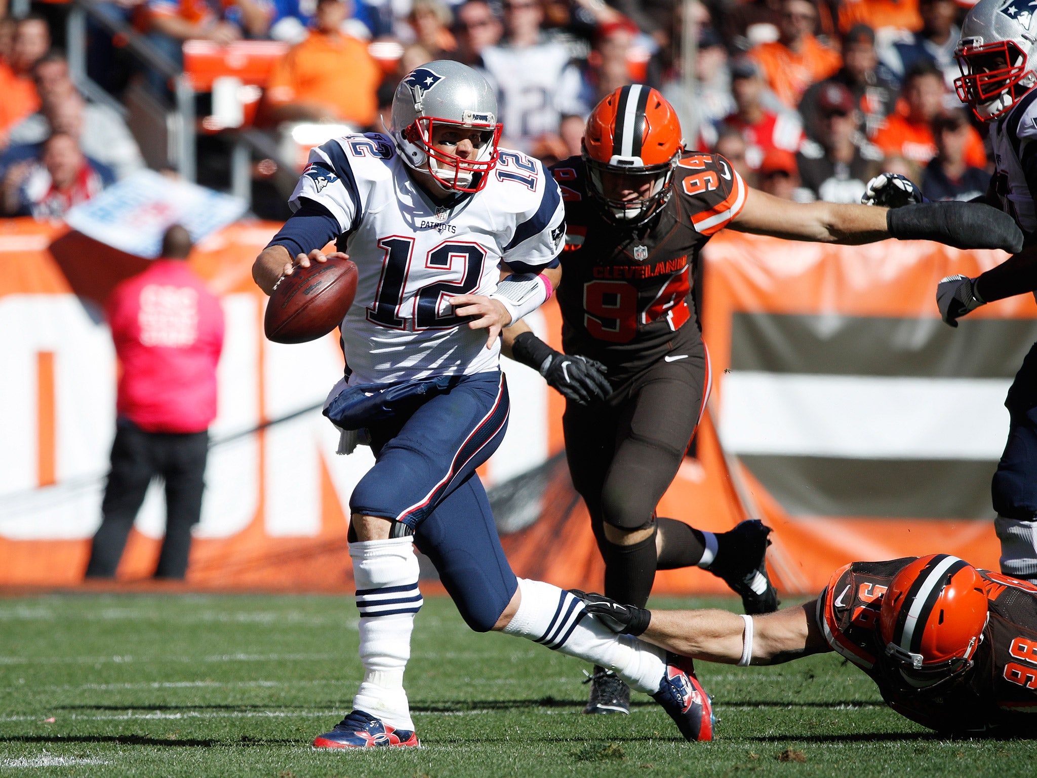 Tom Brady made his return after a four-game ban