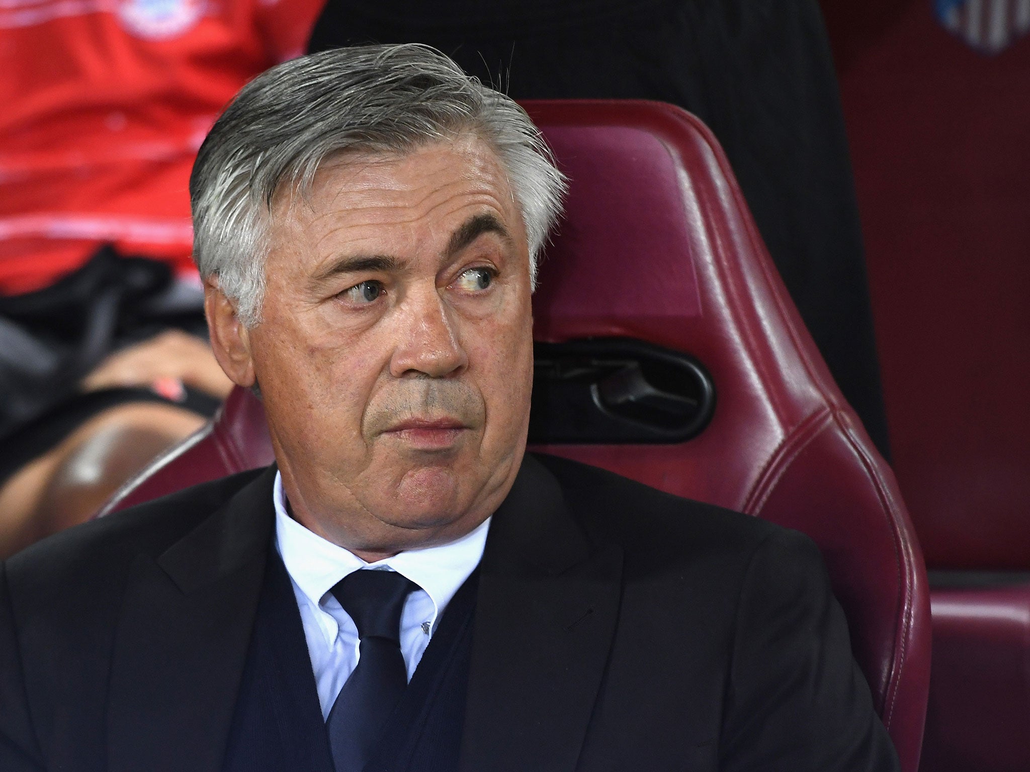 Carlo Ancelotti's eyebrows