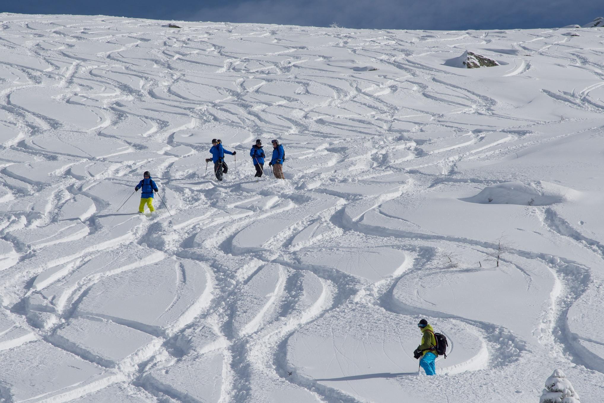 &#13;
The slopes of Sainte Foy are a popular tourist destination&#13;