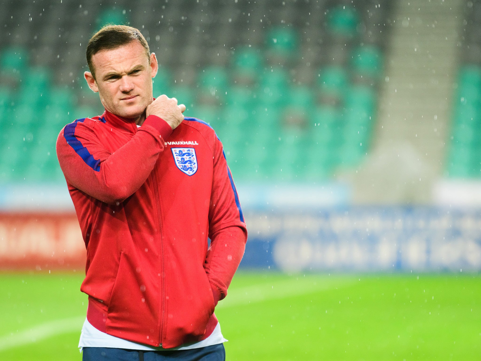 Rooney will not start the qualifier at Ljubljana's Stozice Stadium