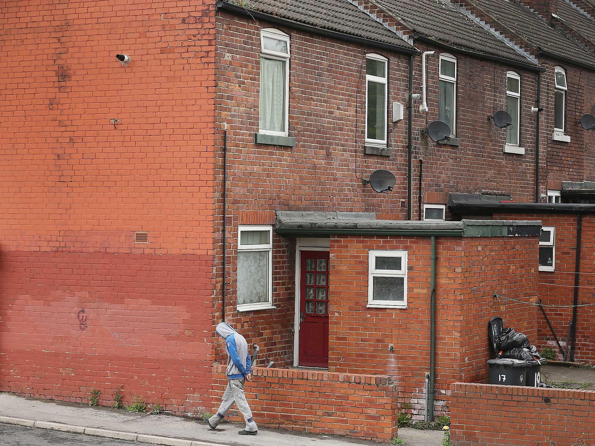 A general view showing housing in Rotherham, South Yorkshire