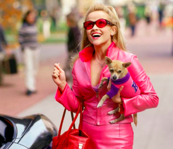 Playing Elle Woods in ‘Legally Blonde’ was Witherspoon’s breakthrough role in 2001 (Facebook)