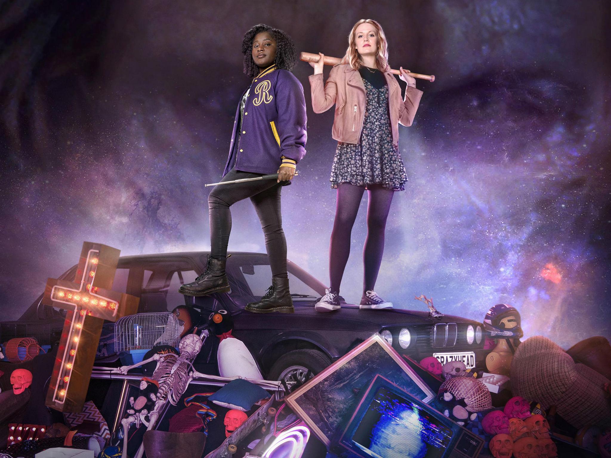 Susan Wokoma as Raquel and Cara Theobold as Amy in ‘Crazyhead’