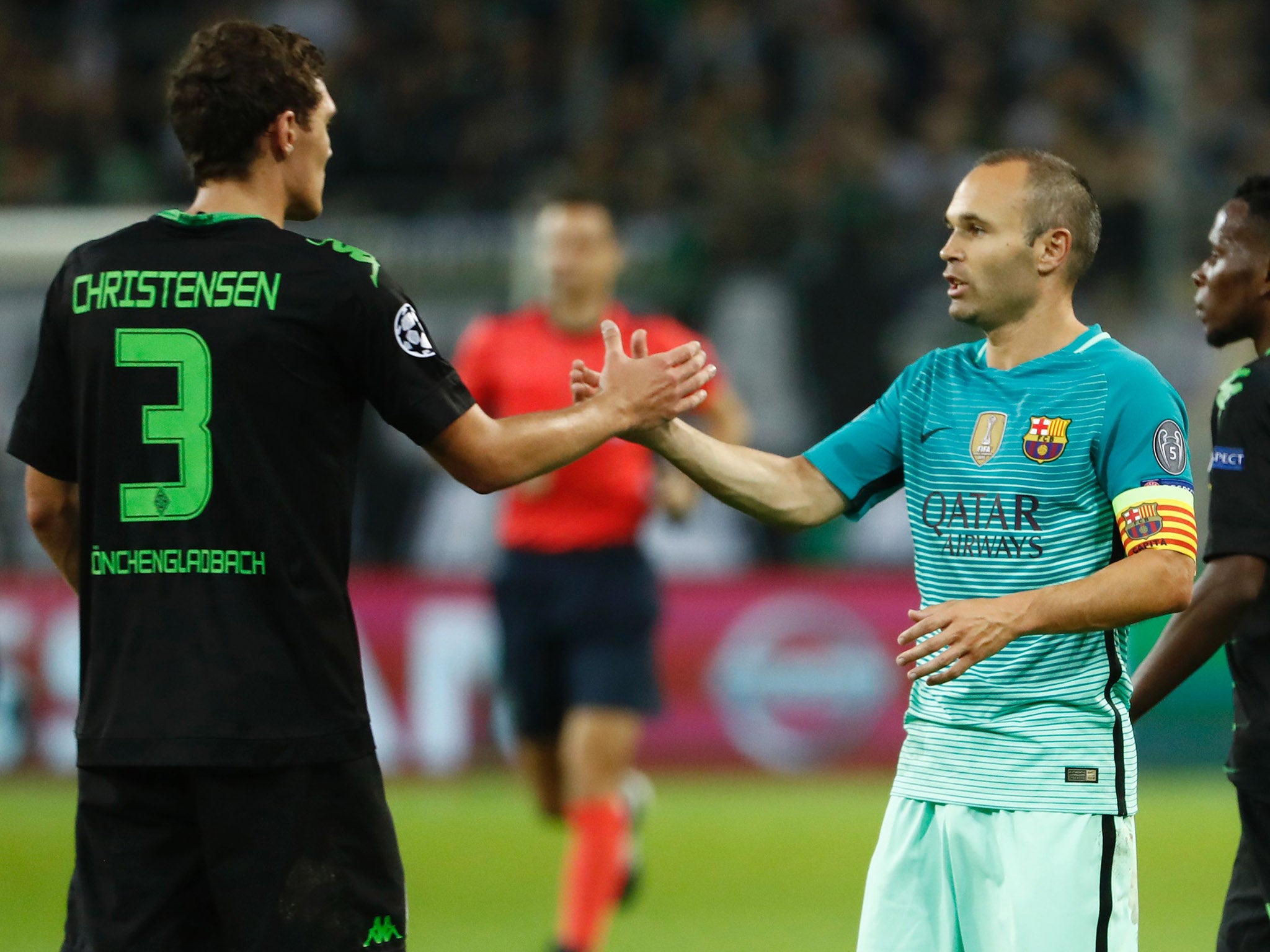 Documents were leaded ahead of Barca's win over Gladbach