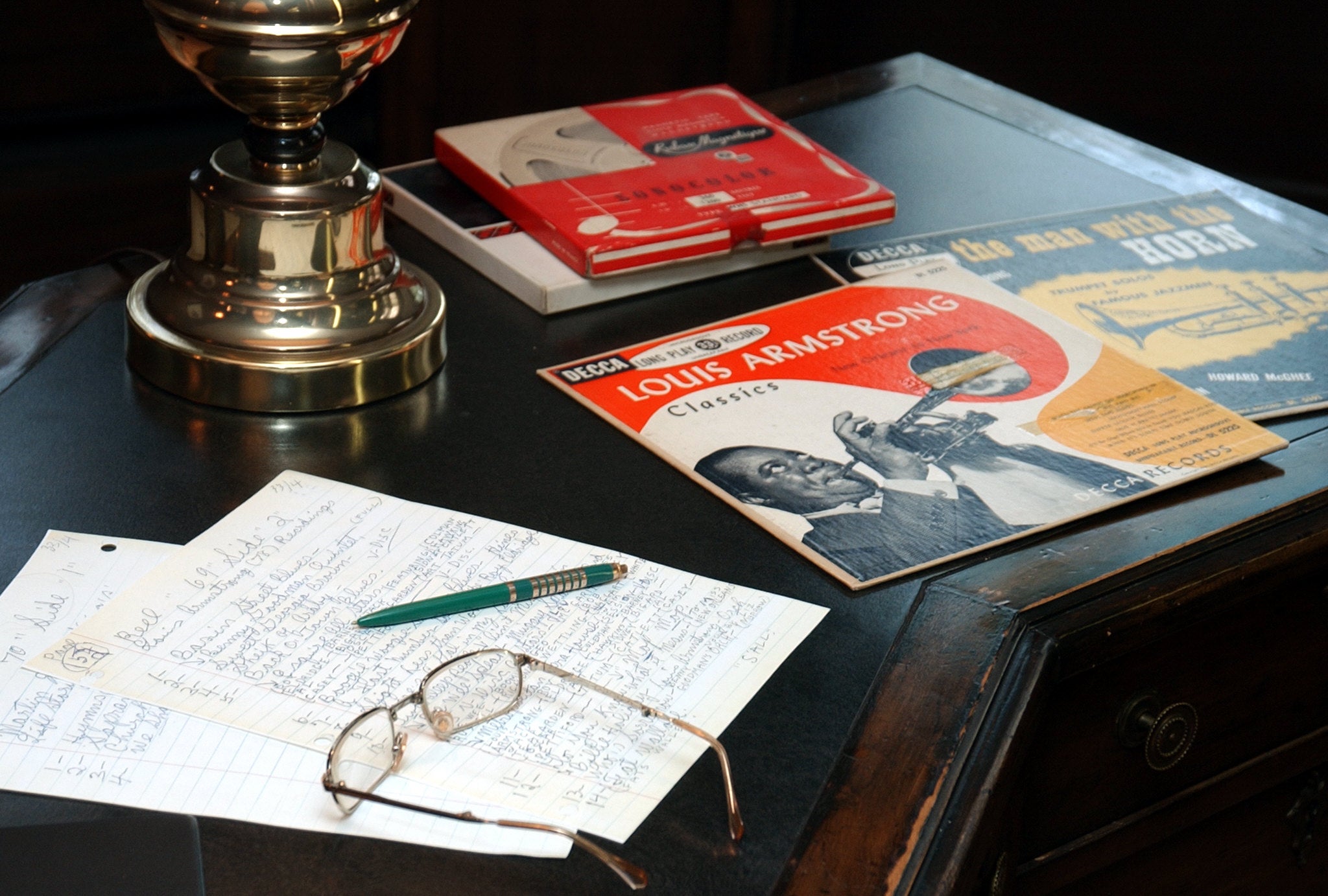 Memorabilia at the Louise Armstrong House