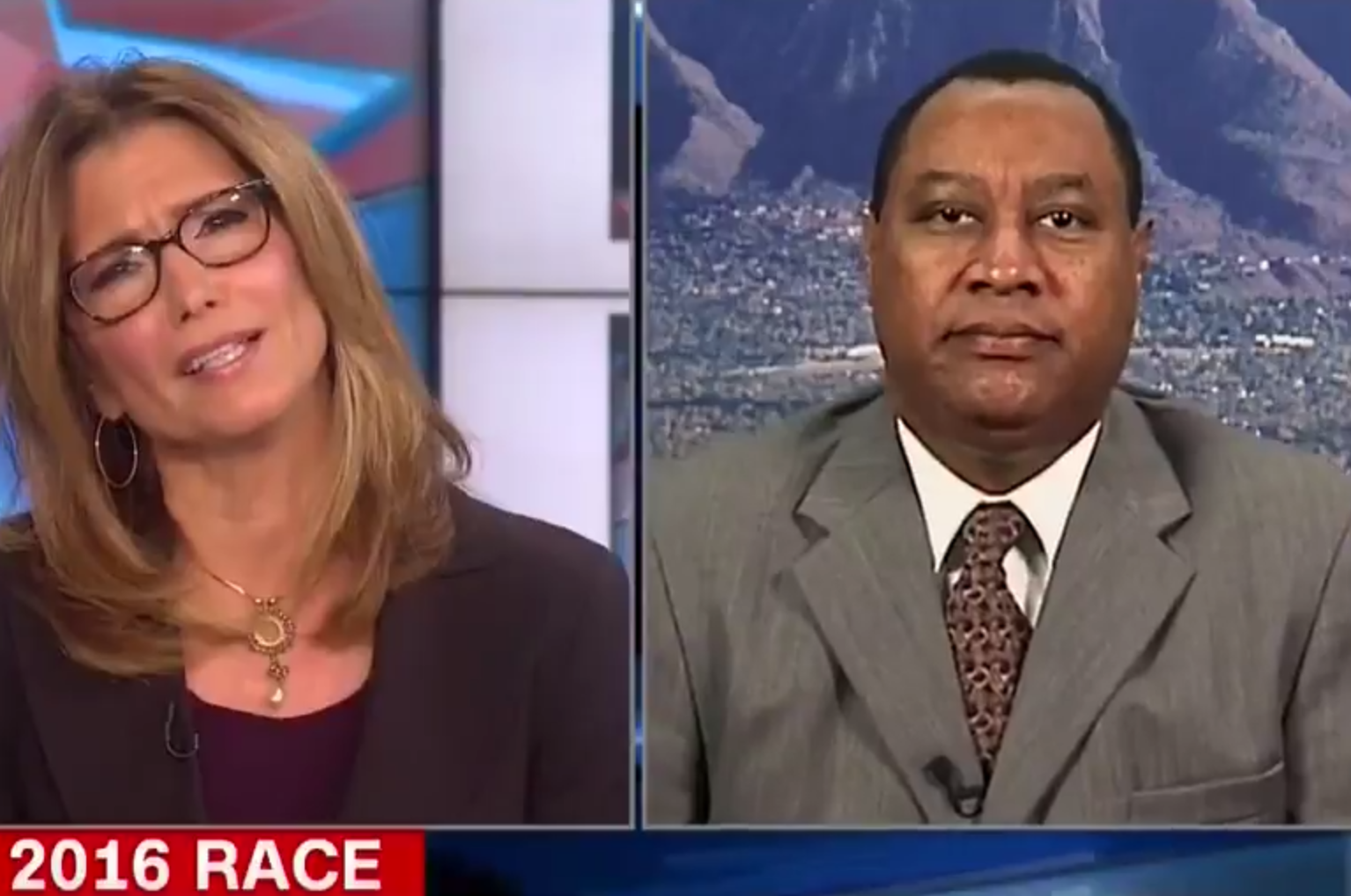 'CNN' anchor shuts down Trump supporter as he falsely claims Bill Clinton has illegitimate son