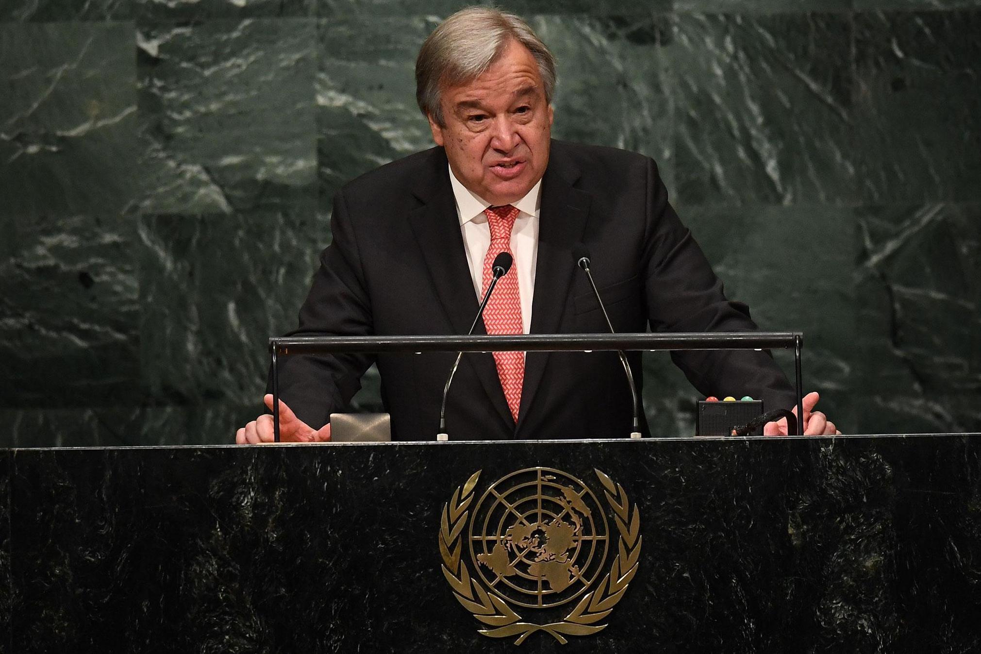 Antonio Guterres, the UN Secretary-General