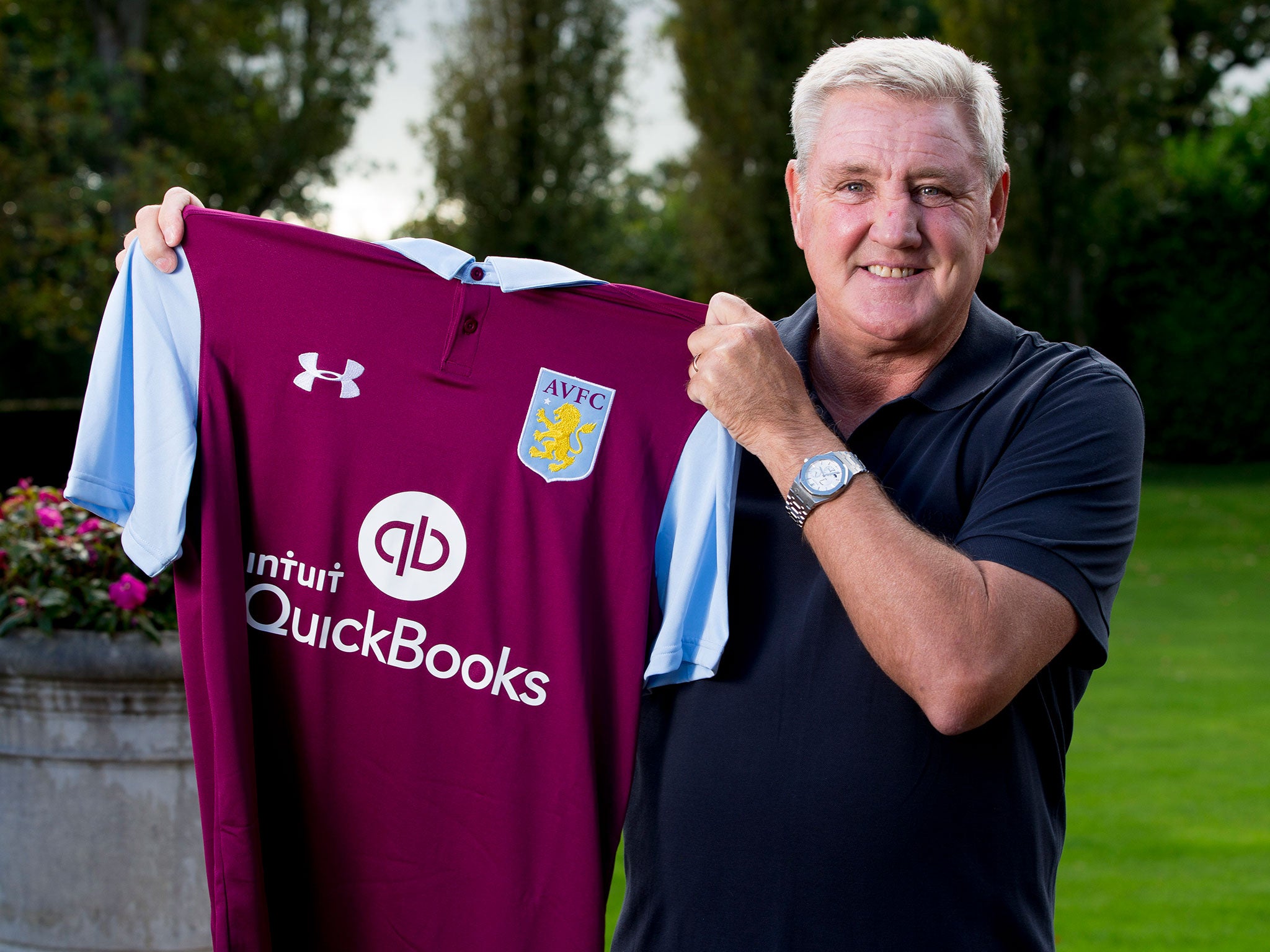 Steve Bruce was named Aston Villa manager last week