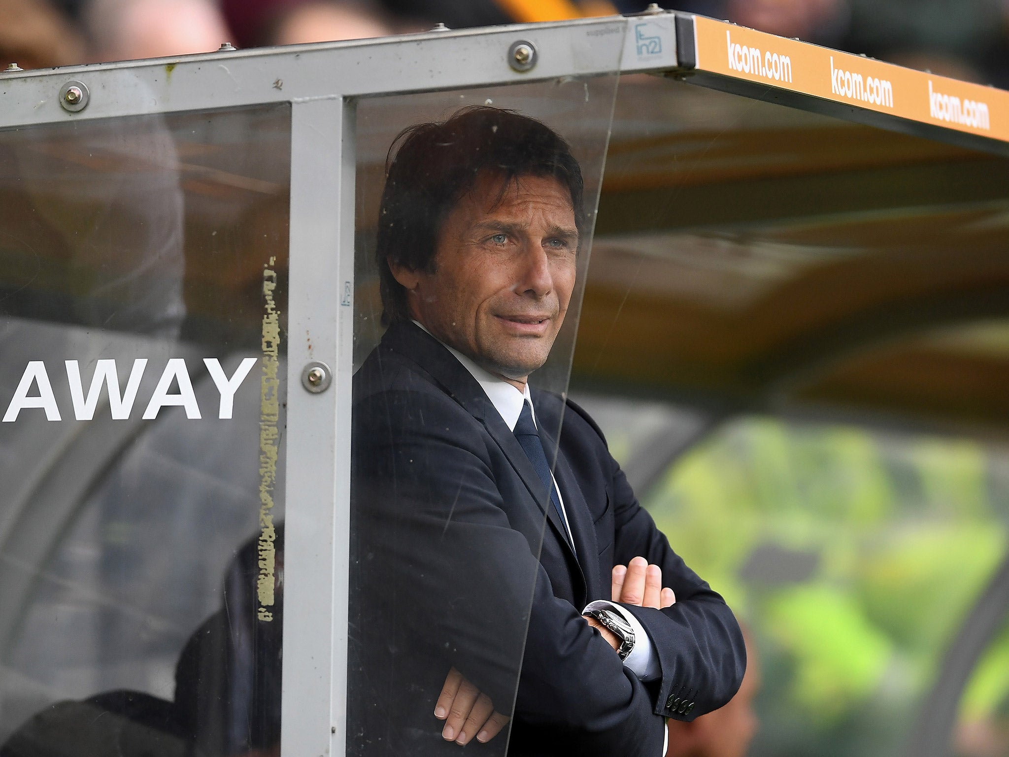 Antonio Conte laughed off suggestions he was going to be sacked by Chelsea