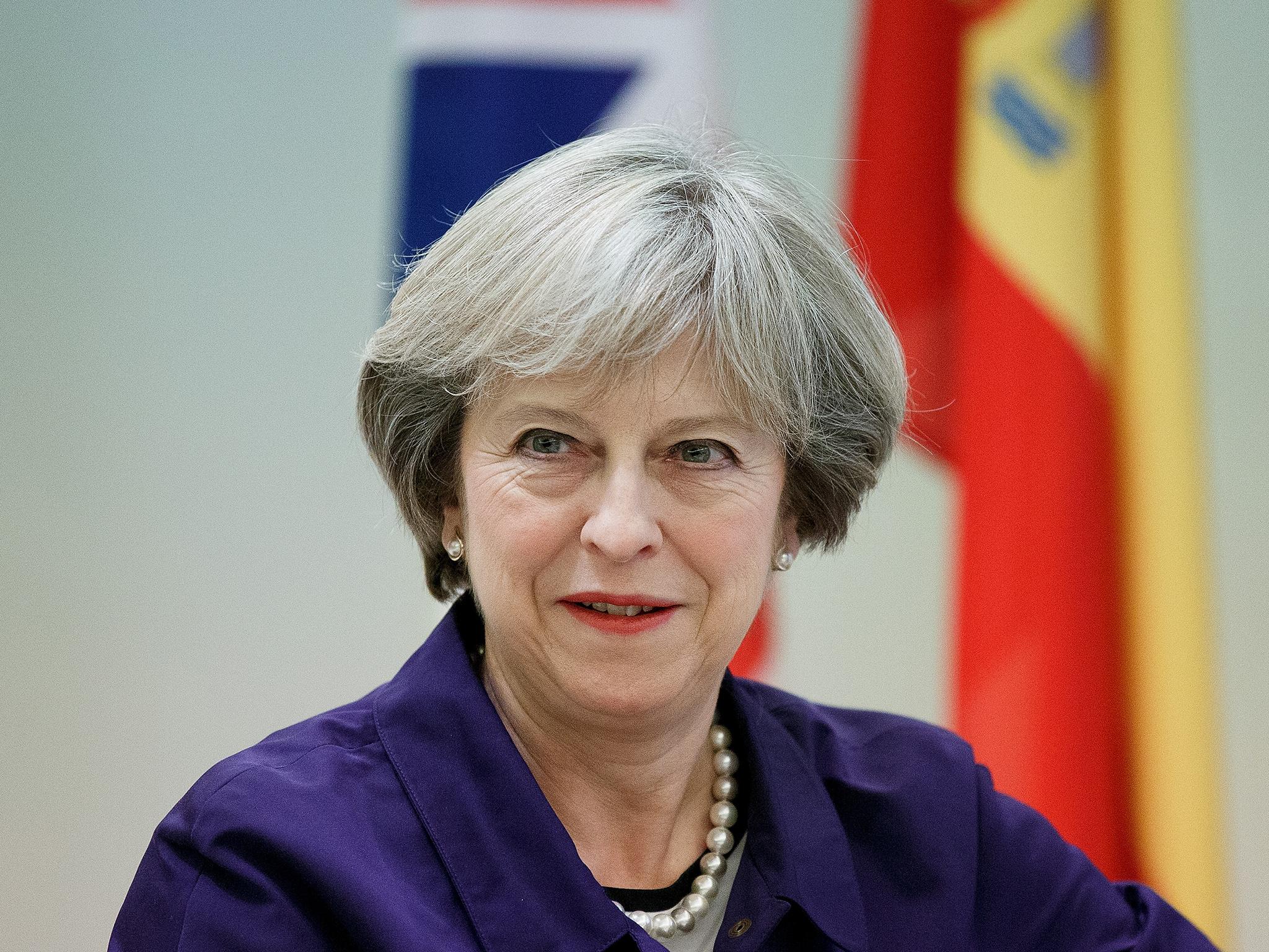 British Prime Minister Theresa May