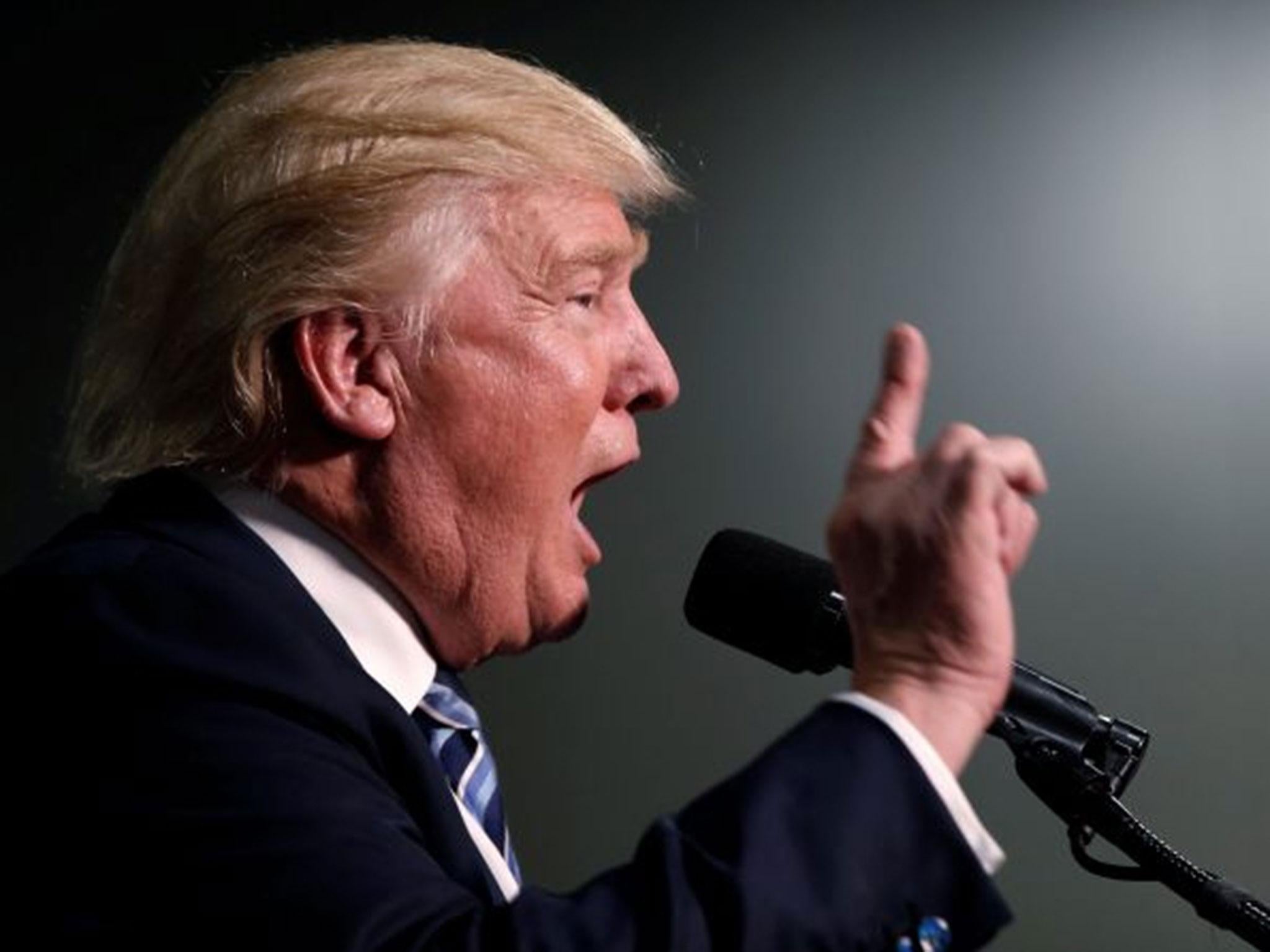 Republican U.S. presidential nominee Donald Trump speaks at a campaign rally in Charlotte, North Carolina, US, 14 October, 2016