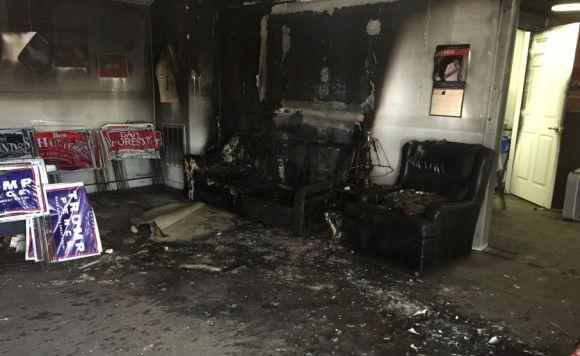 Nobody was hurt in the incident and police are investigating