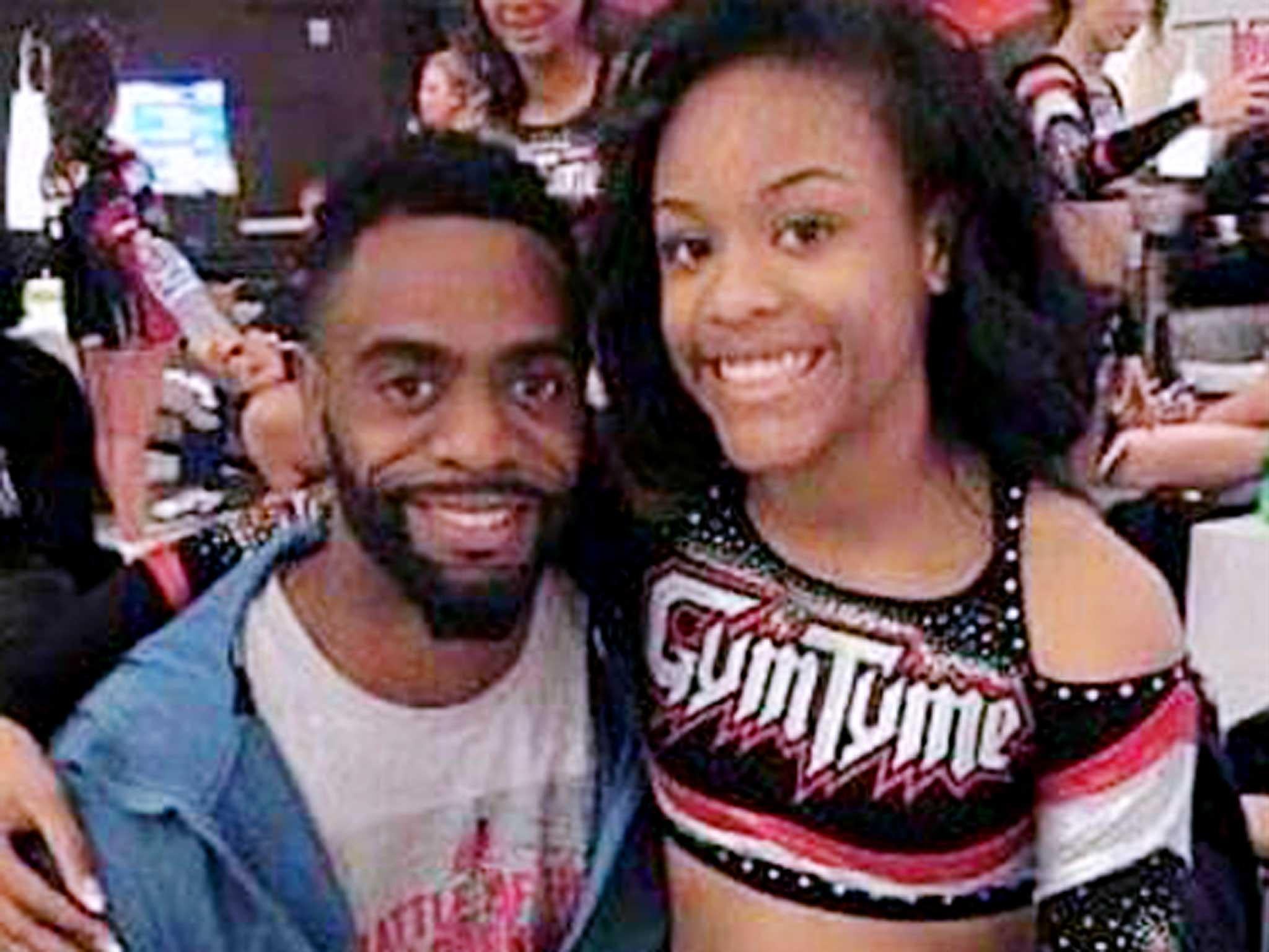 US athlete Tyson Gay and his daughter Trinity Gay who was shot dead