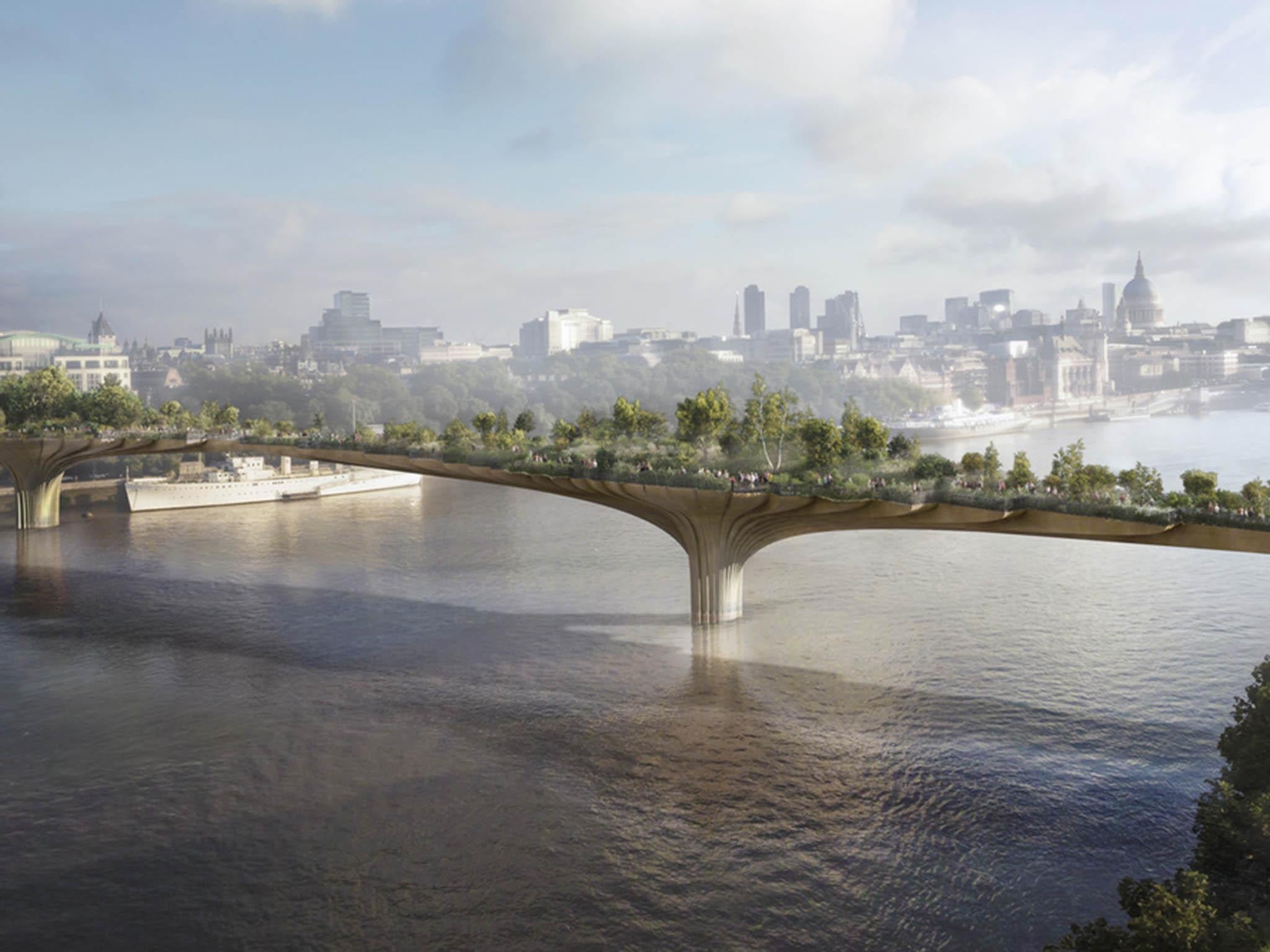 The design of the Garden Bridge has plenty of celebrity support but has drawn its fair share of critics