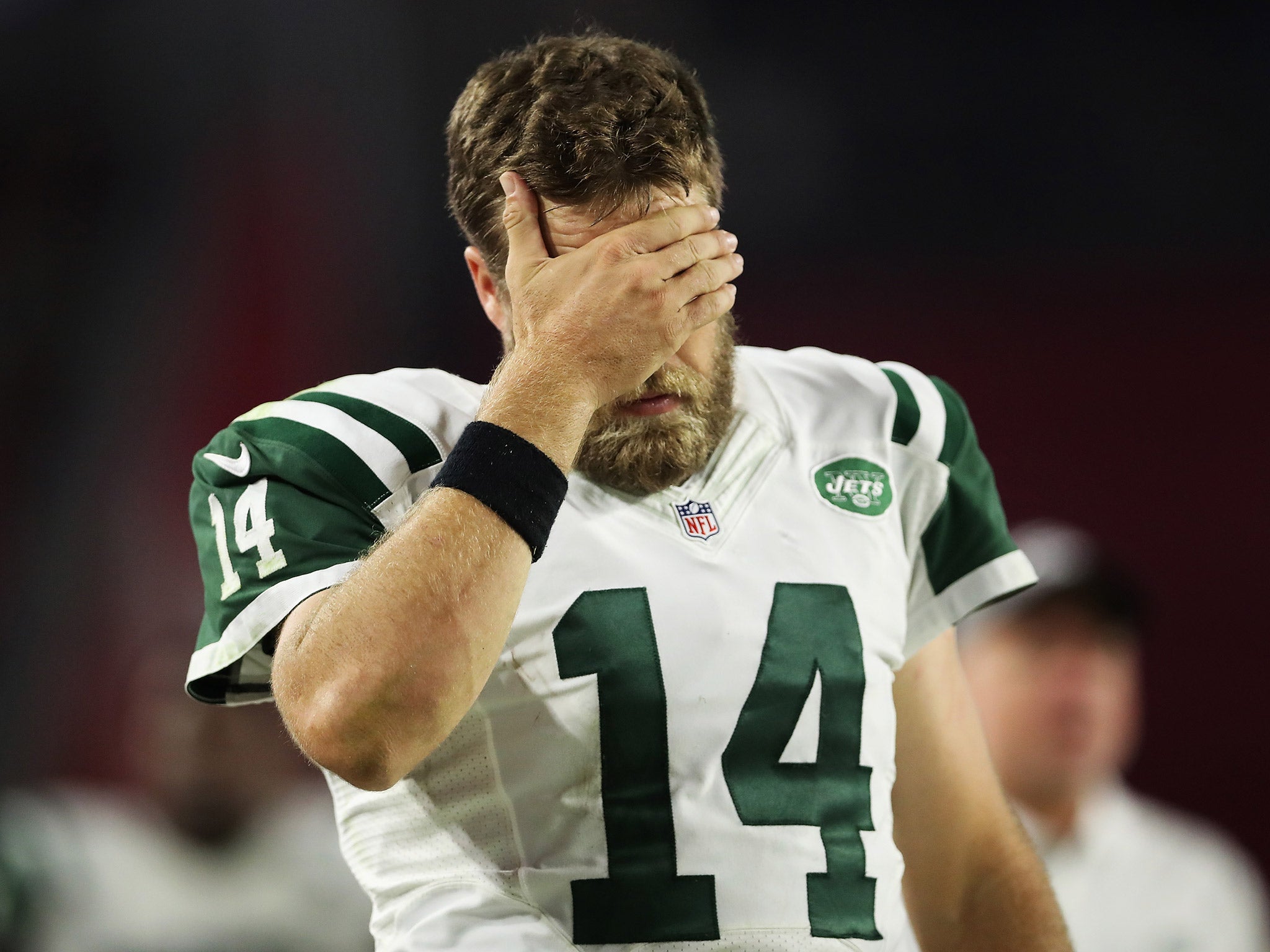 Ryan Fitpatrick was benched during the New York Jets' defeat by Arizona Cardinals