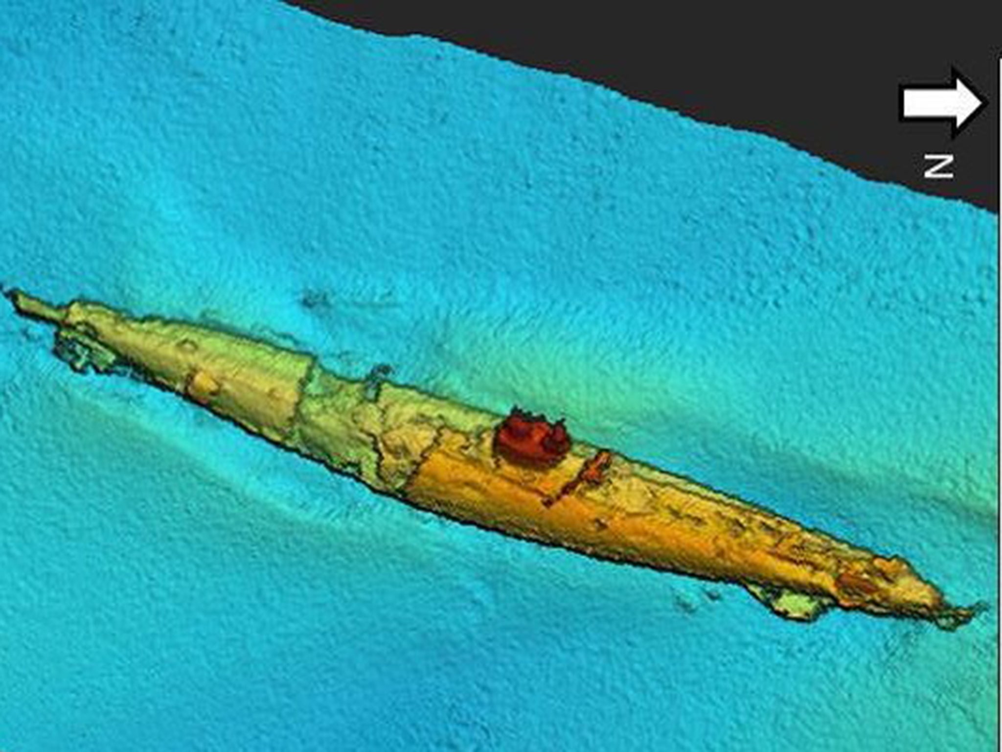 Experts believe the wreckage could be the UB-85, a submarine which was sunk by HMS Coreopsis in 1918