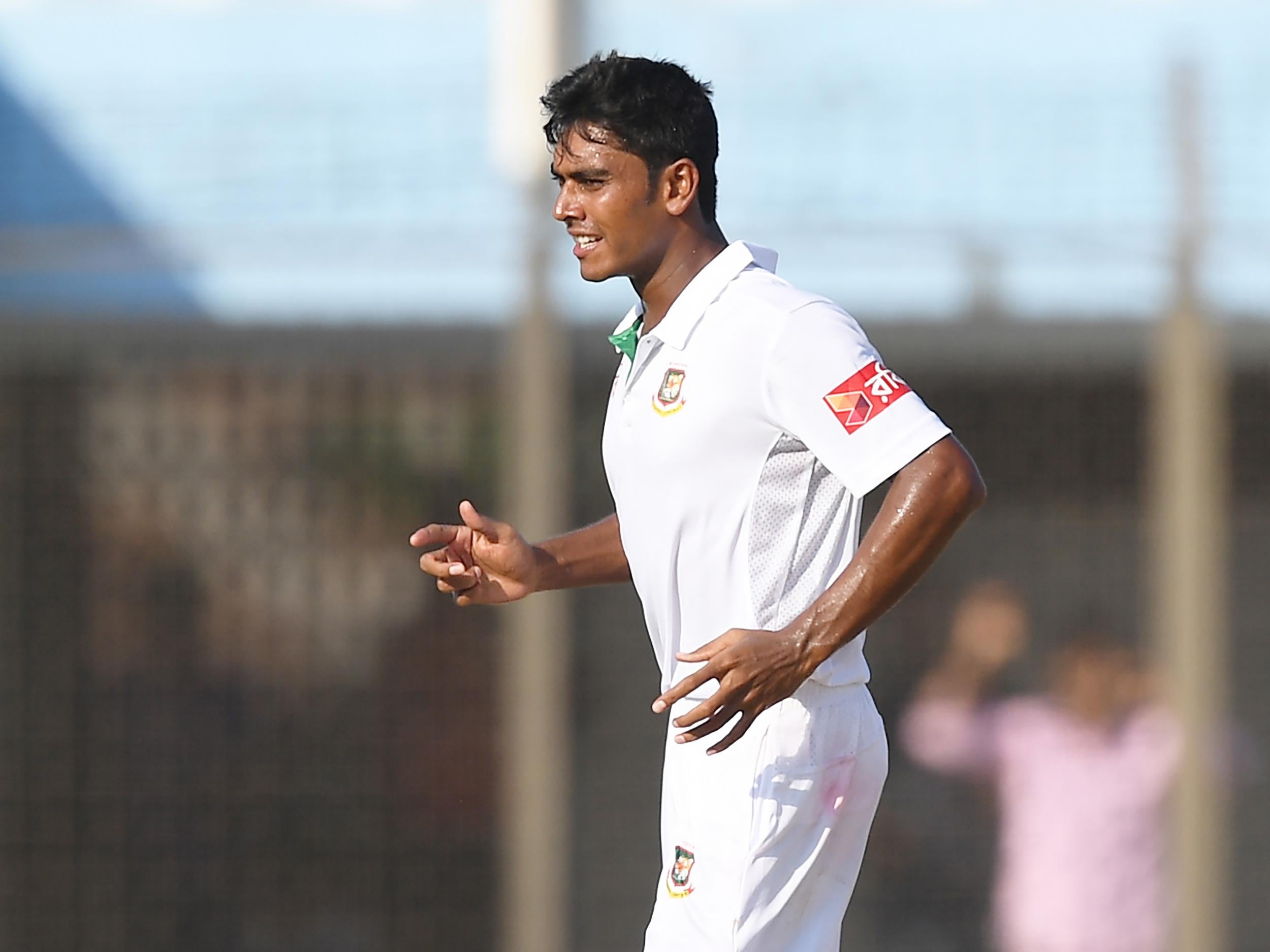 18-year-old Mehedi Hasan took five wickets