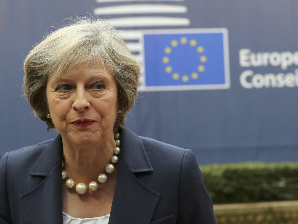 The Prime Minister arrives at the EU summit in Brussels on Thursday