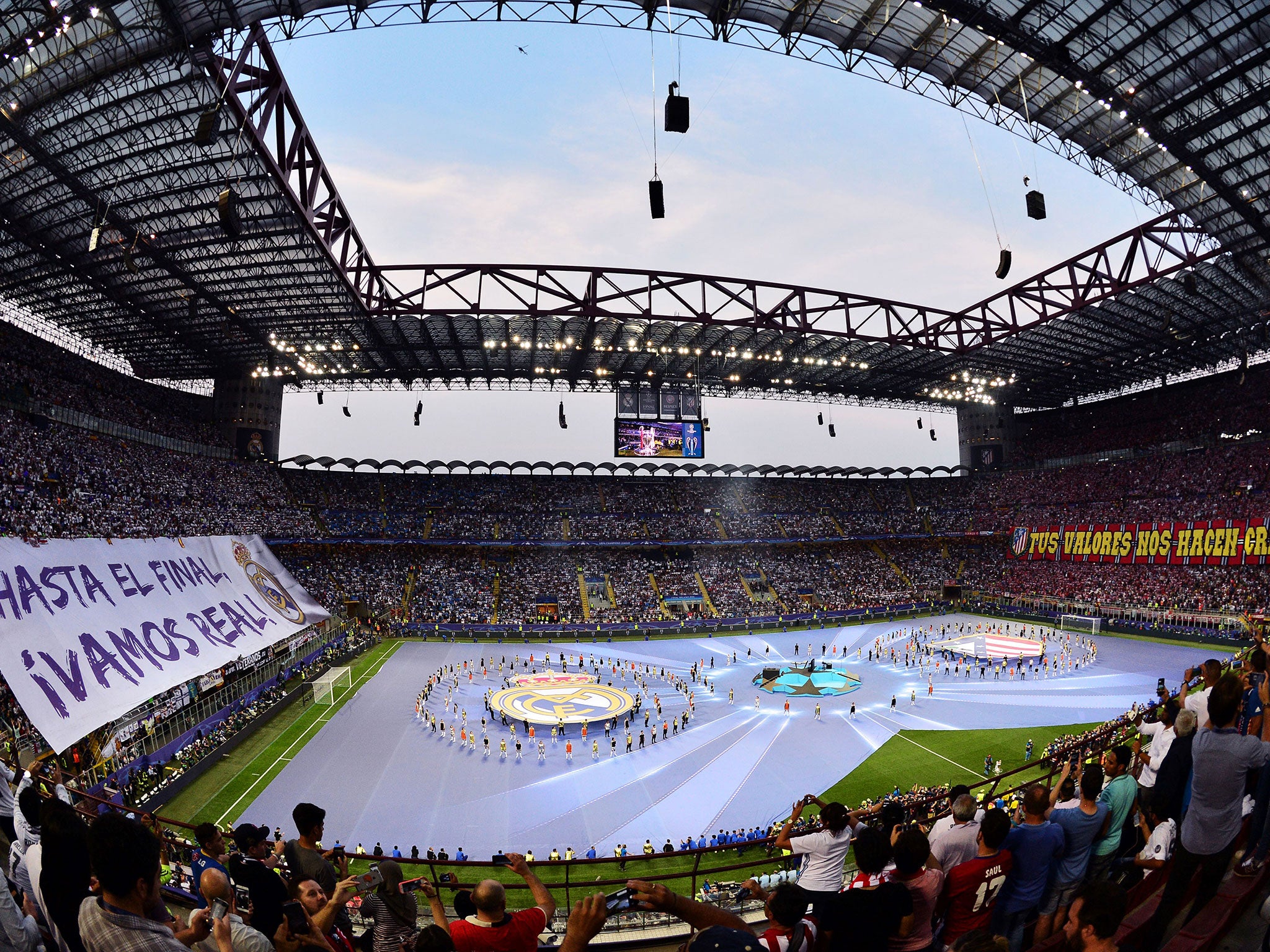 The 2016 Champions League final was held at Milan's San Siro