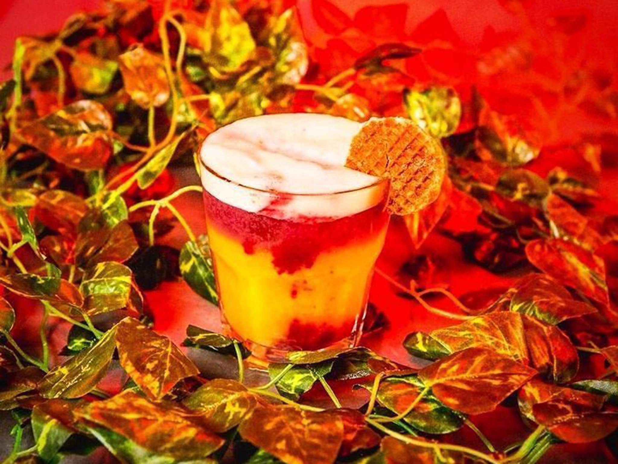 The Stranger Sour drink at the Hoxton Square Bar and Kitchen has been inspired by the Netflix hit programme, ‘Stranger Things’