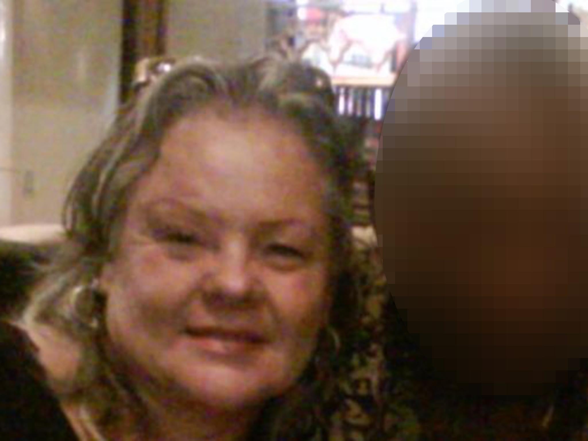 Artist Maria Grette with former online scammer 'Johnny'