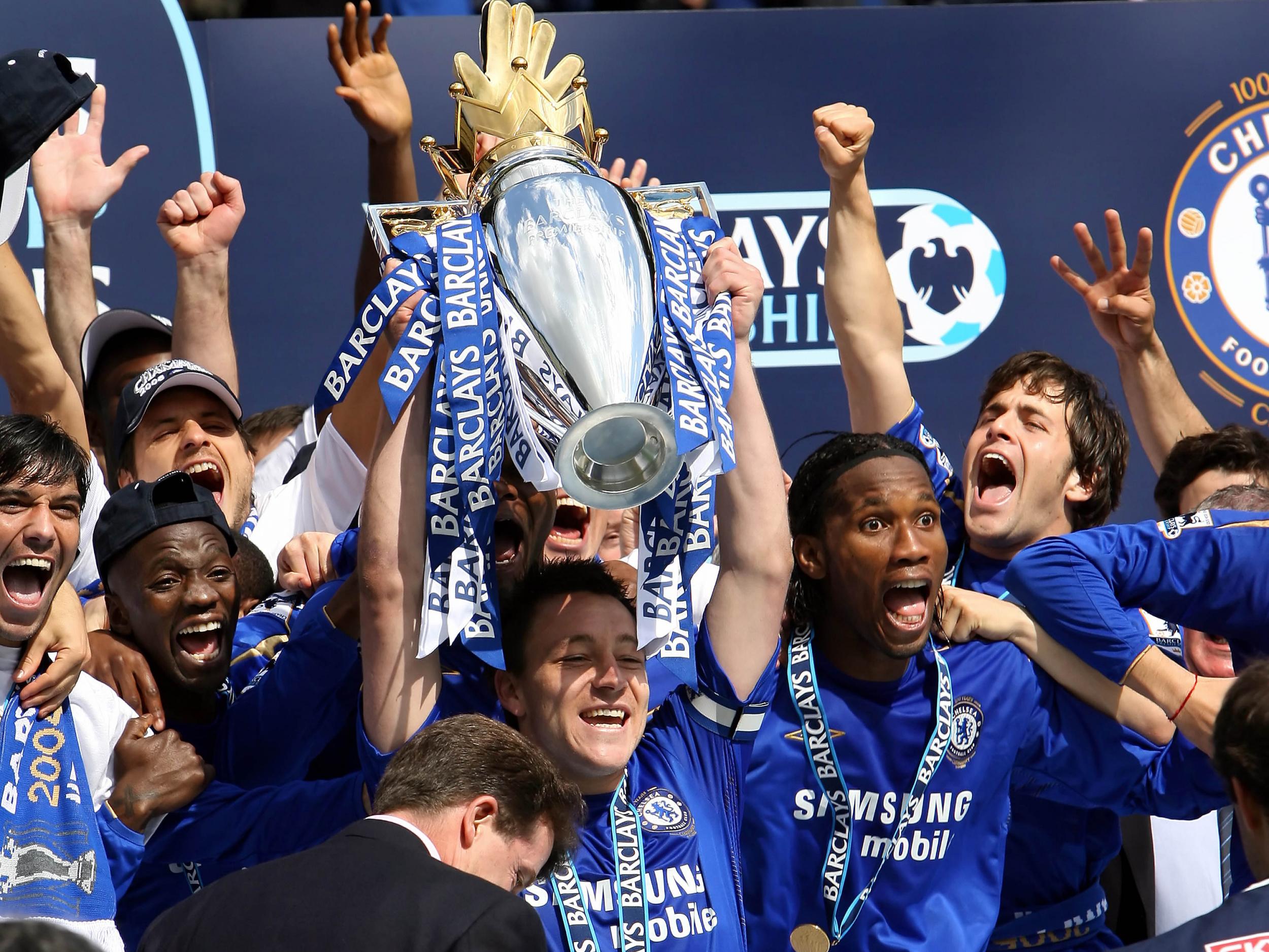 Drogba won four Premier League titles at Stamford Bridge