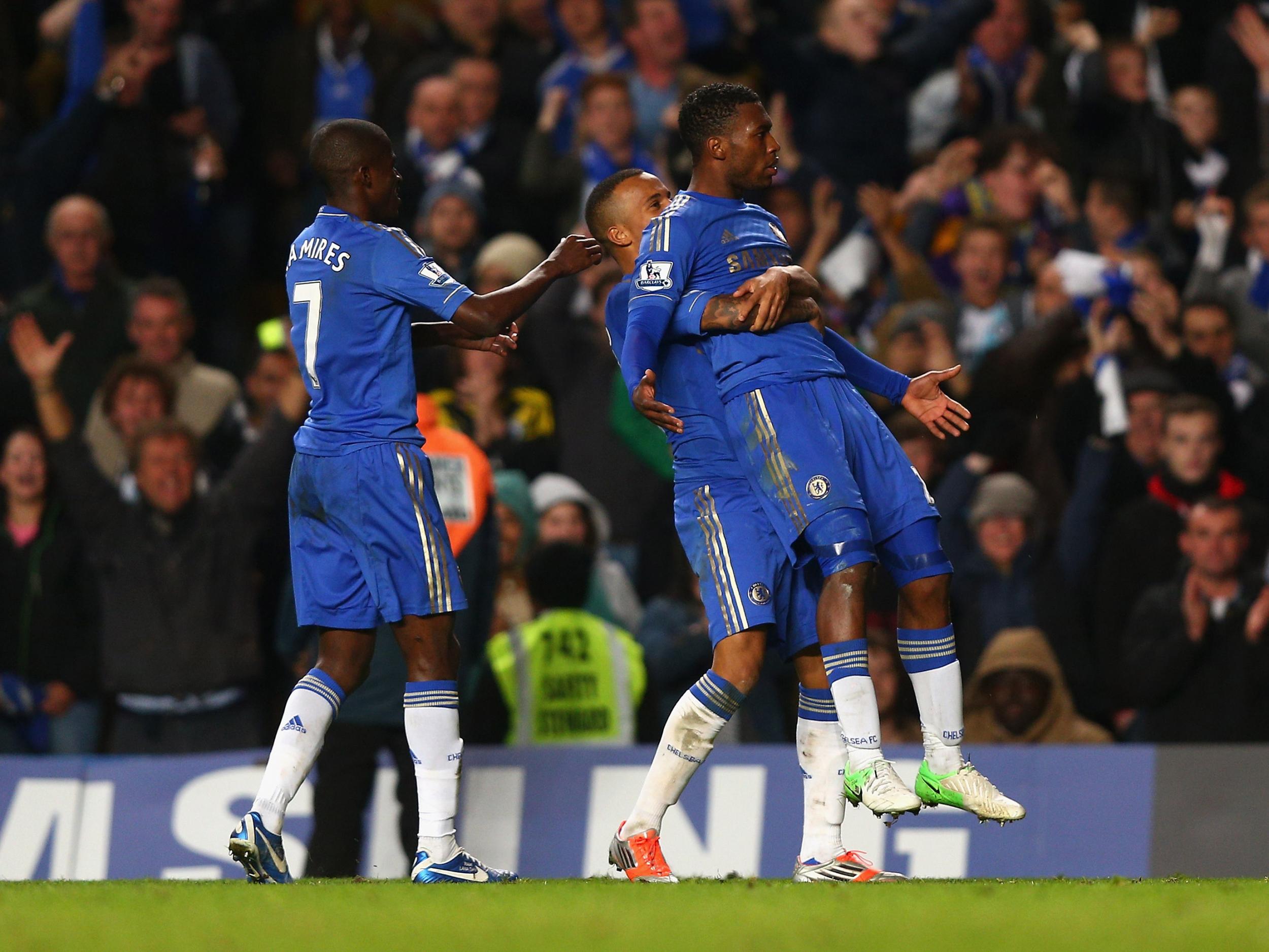 October 31, 2012: Only coming three days after their previous encounter and this time in the League Cup. The game went to extra time thanks to a 90th-minute Hazard penalty before Daniel Sturridge and Ramires secured the win for the Blues.