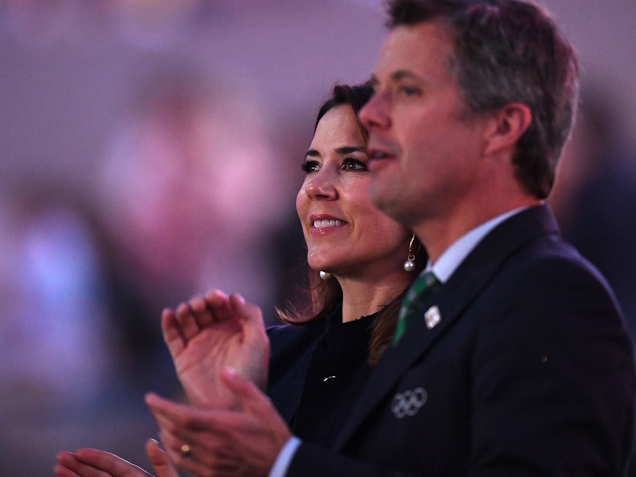 Crown Prince Frederik and his wife Mary posed for the commemorate stamp to celebrate their wedding anniversary