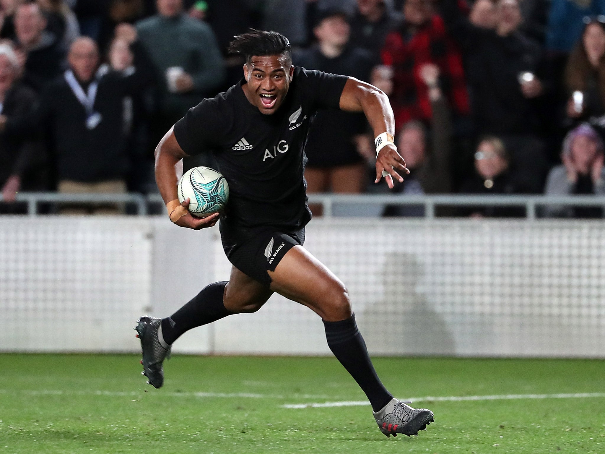 &#13;
Julian Savea has 46 tries in 57 Test matches &#13;