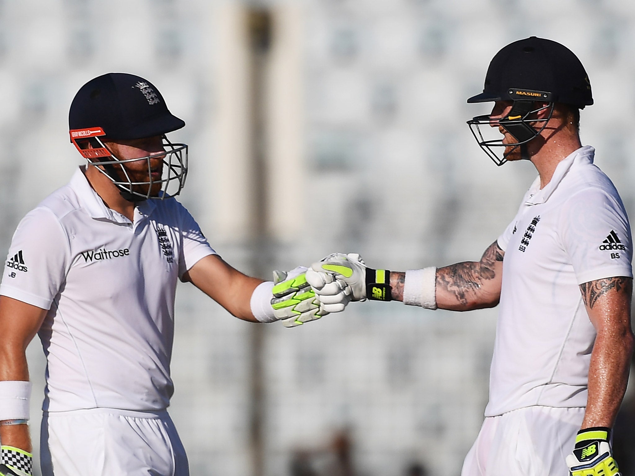 Jonny Bairstow and Stokes's partnership helped pull England back from the brink