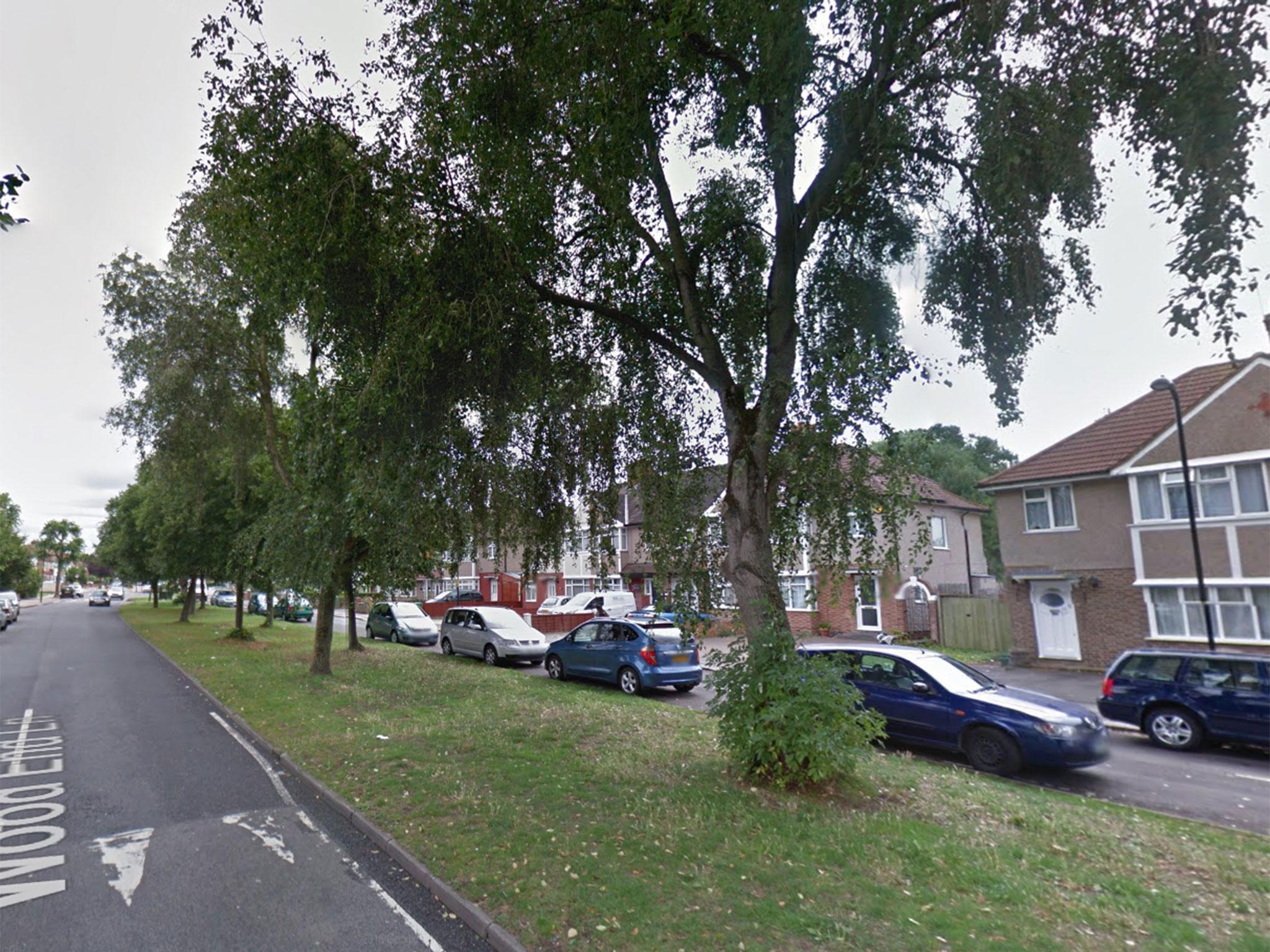 A general view of Wood End Lane, the scene of the stand off