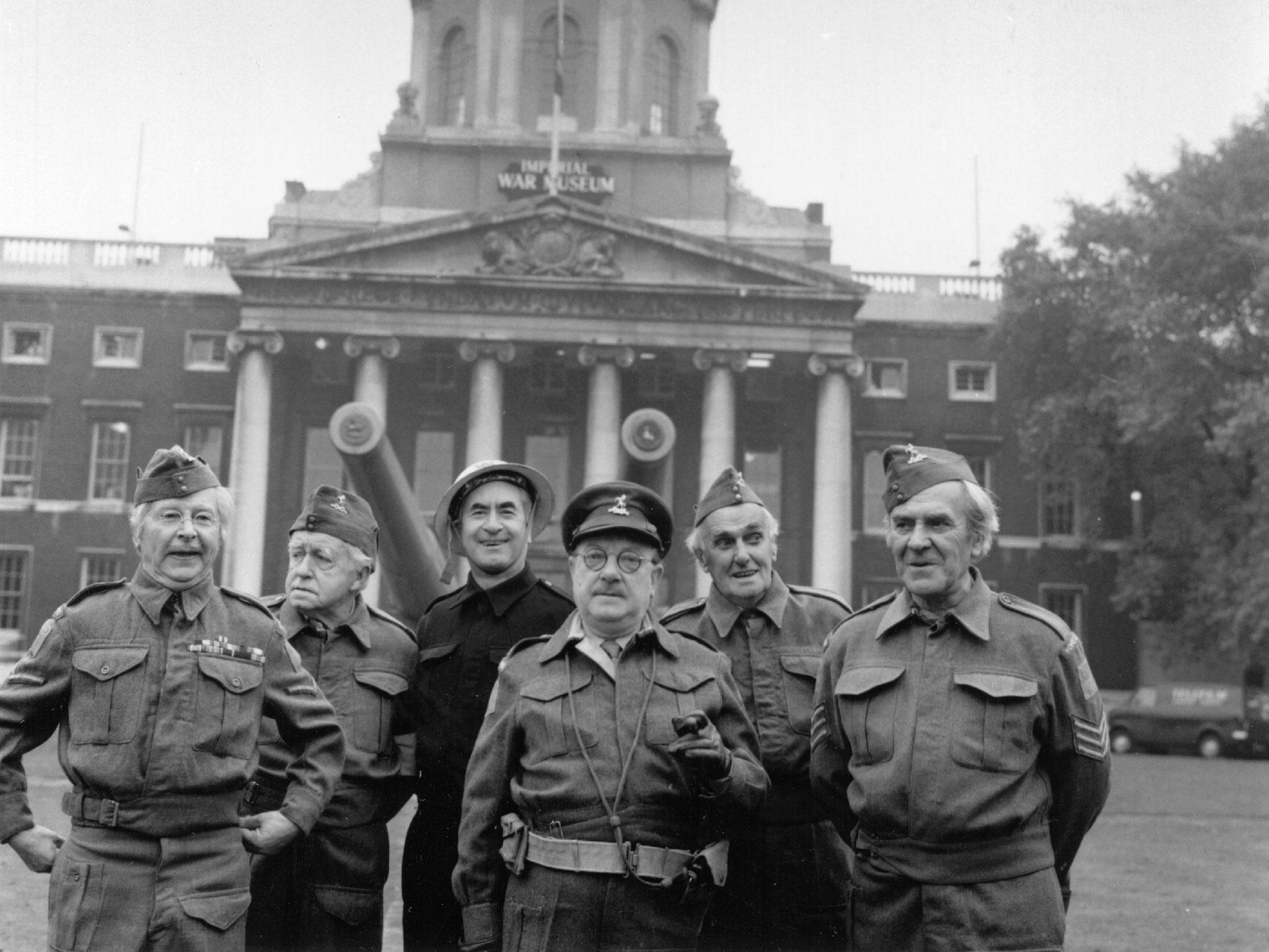 Clive Dunn, Arnold Ridley, Bill Pertwee, Arthur Lowe, John Laurie and John Le Mesurier (Chris Ware/Keystone/Getty)