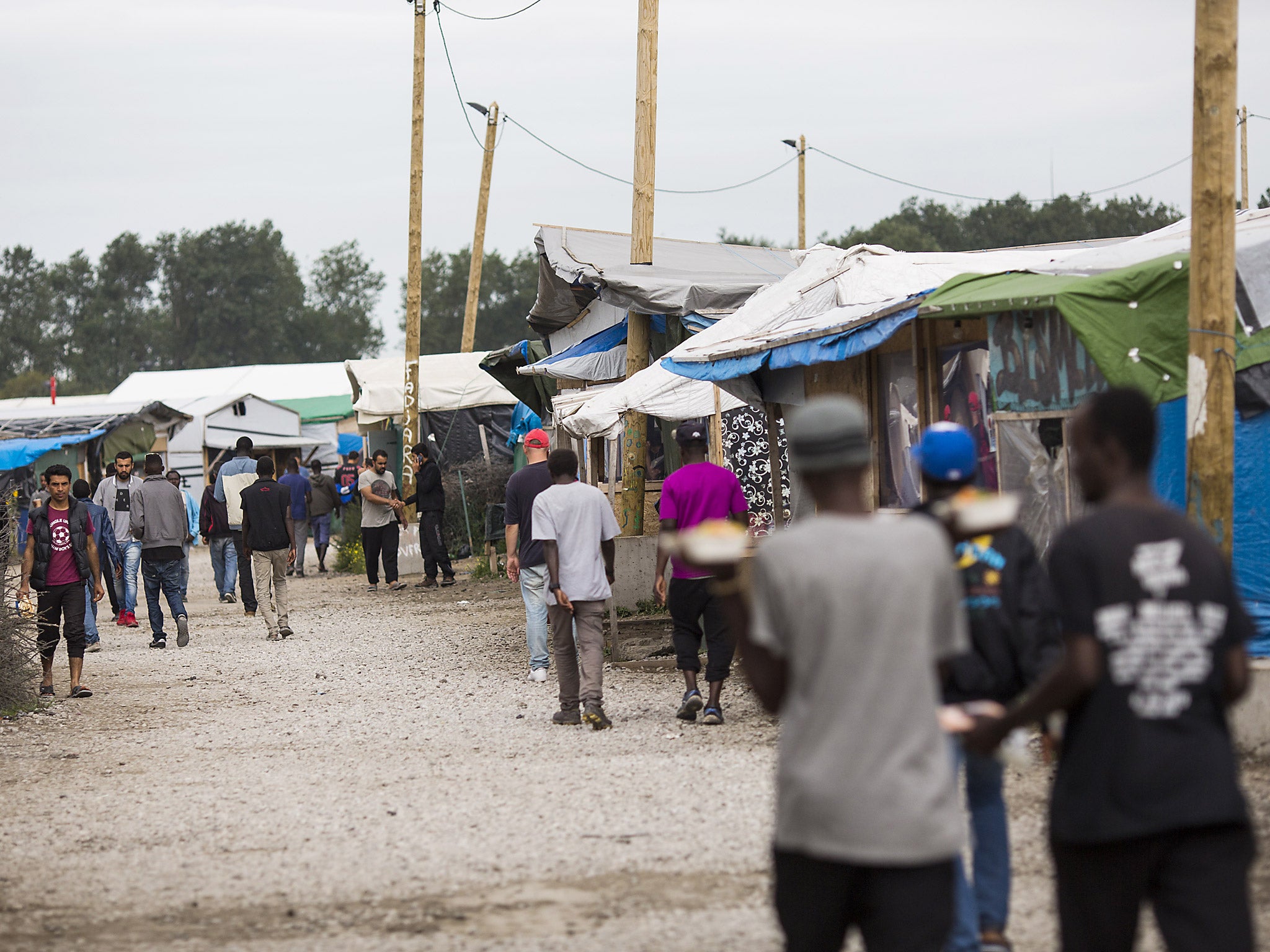 These shops and shelters will all be torn down, as the Jungle is set for demolition