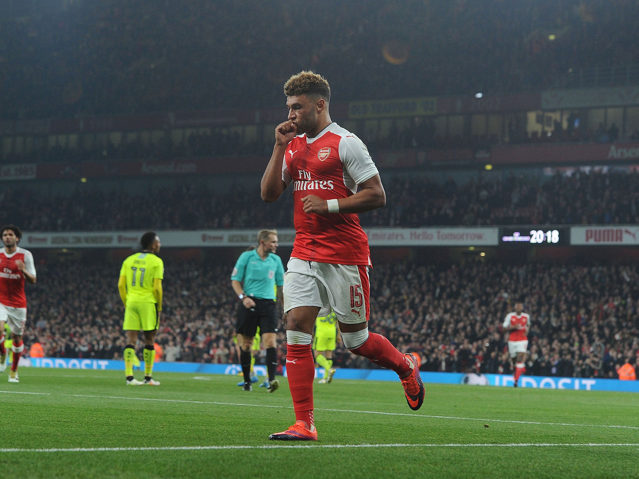 Alex Oxlade-Chamberlain took his goals well against Reading