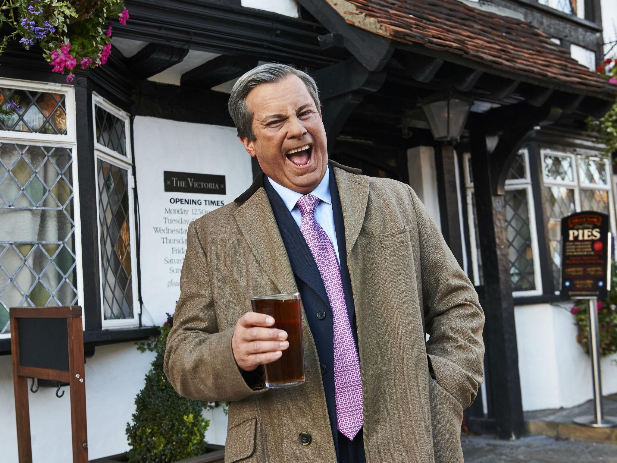 Kevin Bishop impersonates the acting Ukip leader in BBC2’s ‘Nigel Farage Gets His Life Back’