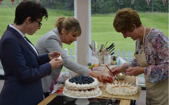 Jane's meringue crown that earned her a 'Roman clasp' handshake from Paul