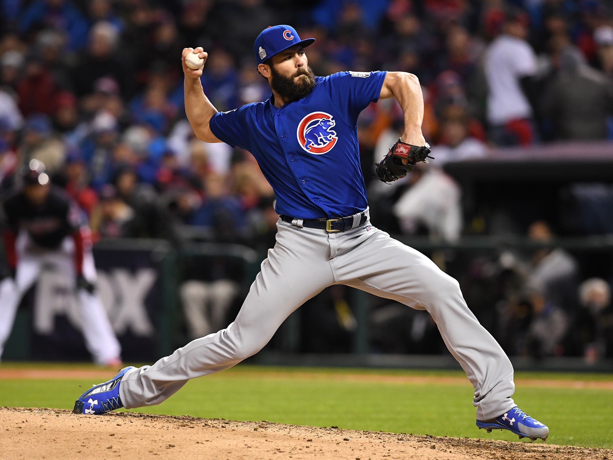 Arrieta baffled the Indians with his range of pitching